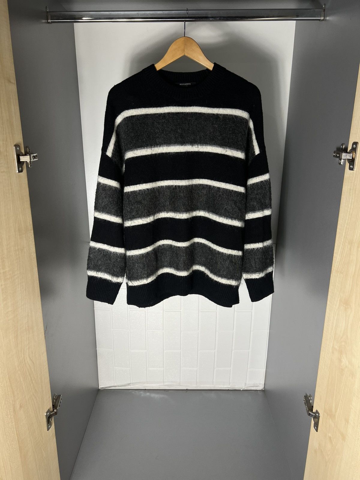 Allsaints ALLSAINTS DESIGNER SWEATER WOOL KNIT JAPANESE BRAND LUXURY Size US M / EU 48-50 / 2 - 1 Thumbnail