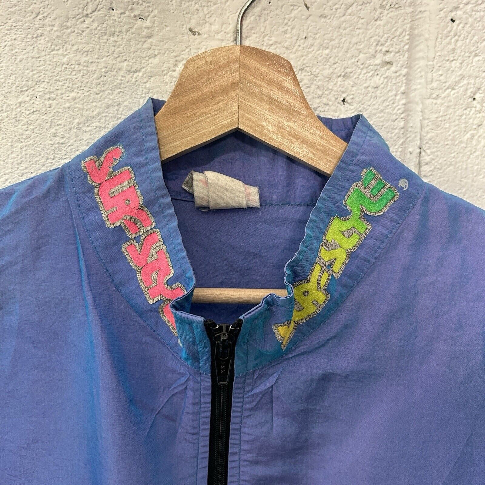 Other Vintage Surf Style Iridescent Windbreaker Jacket & Pants Size US XL / EU 56 / 4 - 3 Thumbnail