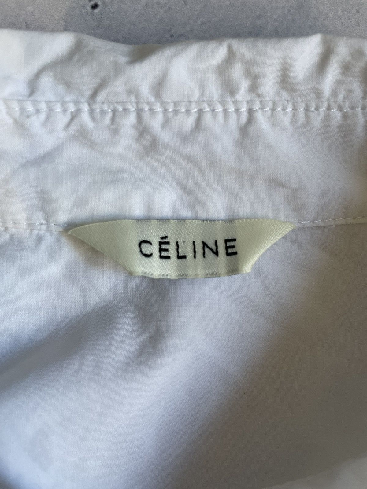 Celine CELINE "HEAR WHITE" Graphic Shirt – Size M 👕✨ Size M / US 6-8 / IT 42-44 - 5 Thumbnail