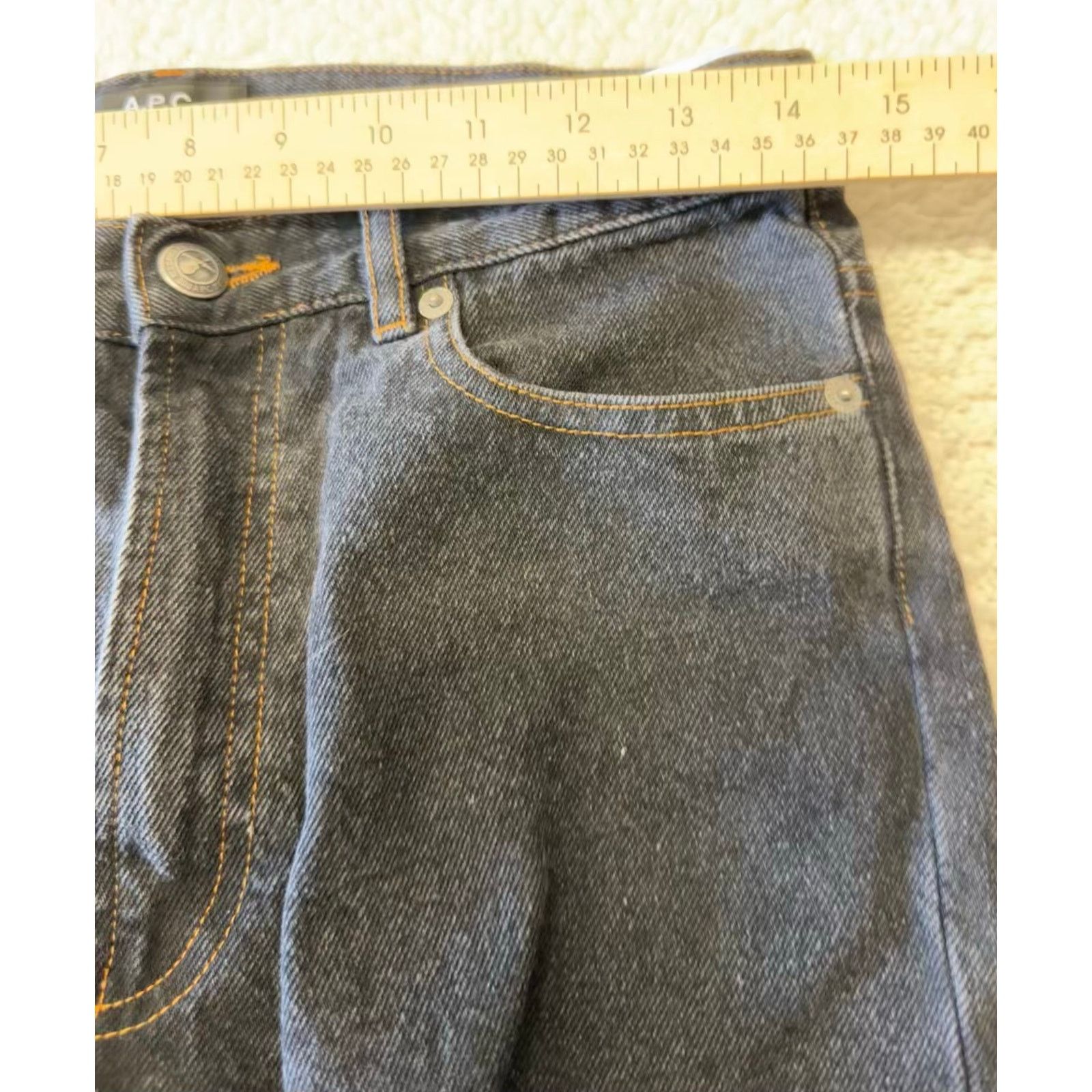 Other APC Mens Martin Denim Straight Jeans Size 27 Size US 27 - 4 Thumbnail