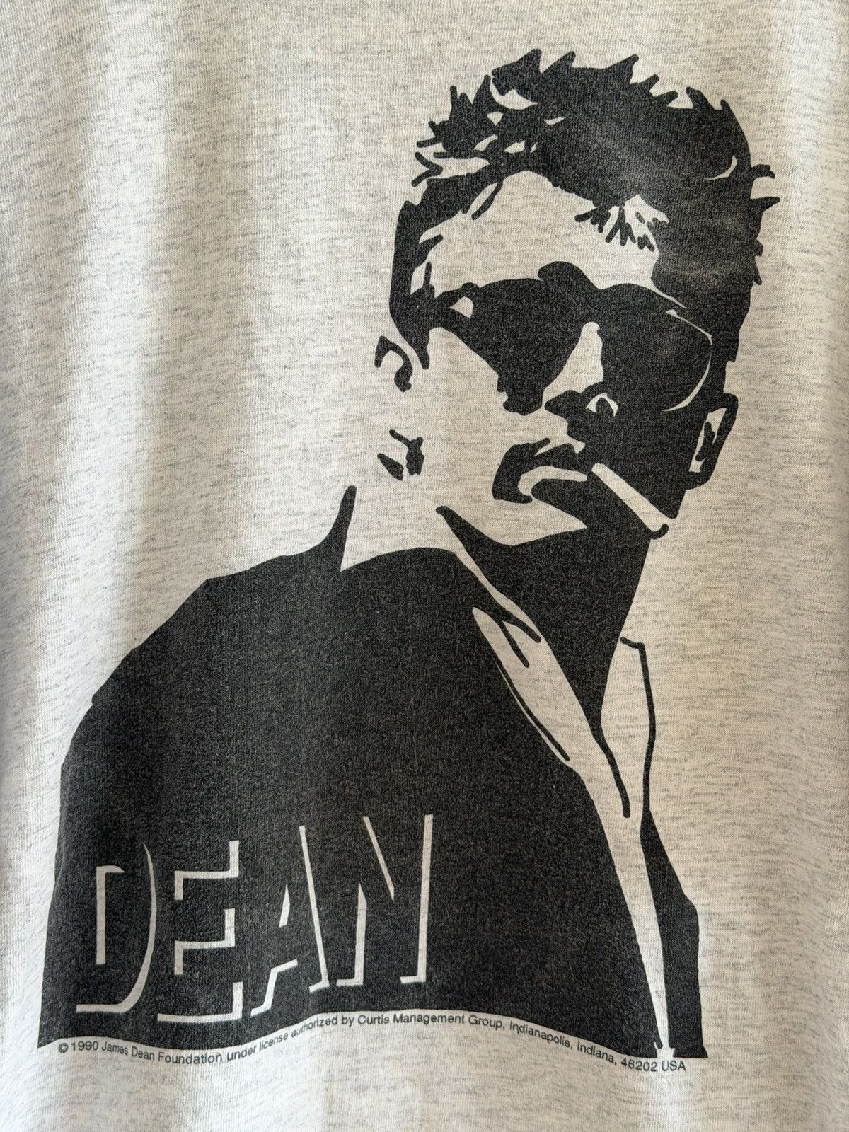 Vintage *RARE* VINTAGE 1990 90s JAMES DEAN HOLLYWOOD ACTOR MOVIE TEE Size US XL / EU 56 / 4 - 3 Thumbnail