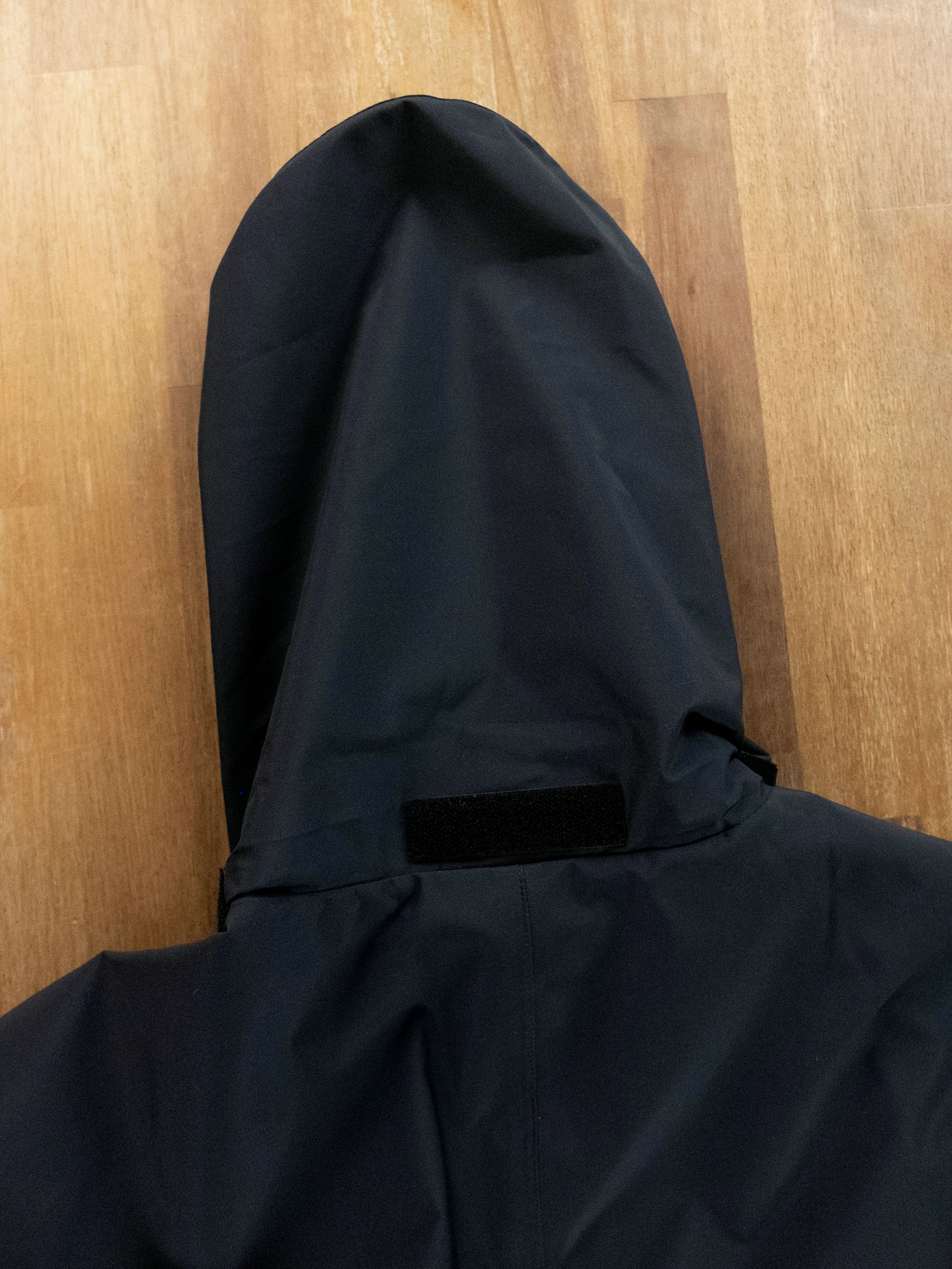 Montecore MONTECORE Italy dark blue hooded nylon coat jacket Large Size US L / EU 52-54 / 3 - 15 Thumbnail
