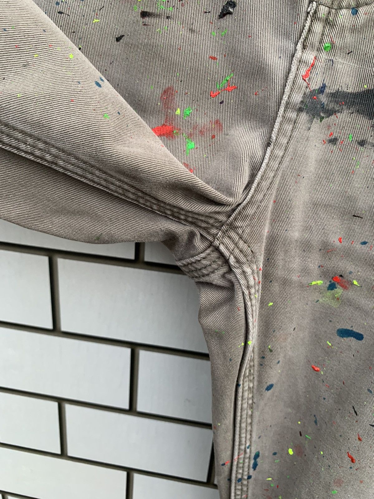 Carhartt Vintage Carhartt Carpenter Custom Painted Pants Size US 31 - 10 Thumbnail