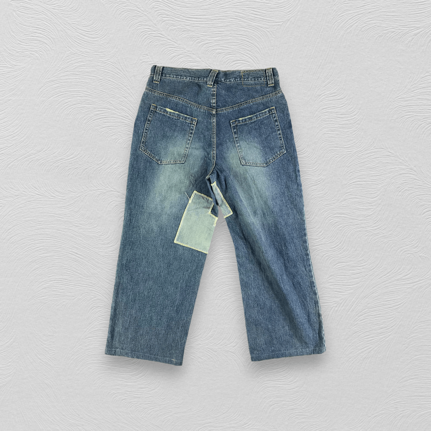 Tony Hawk Tony Hawk Patchwork Baggy Jeans KJ2046 Size US 33 - 2 Thumbnail