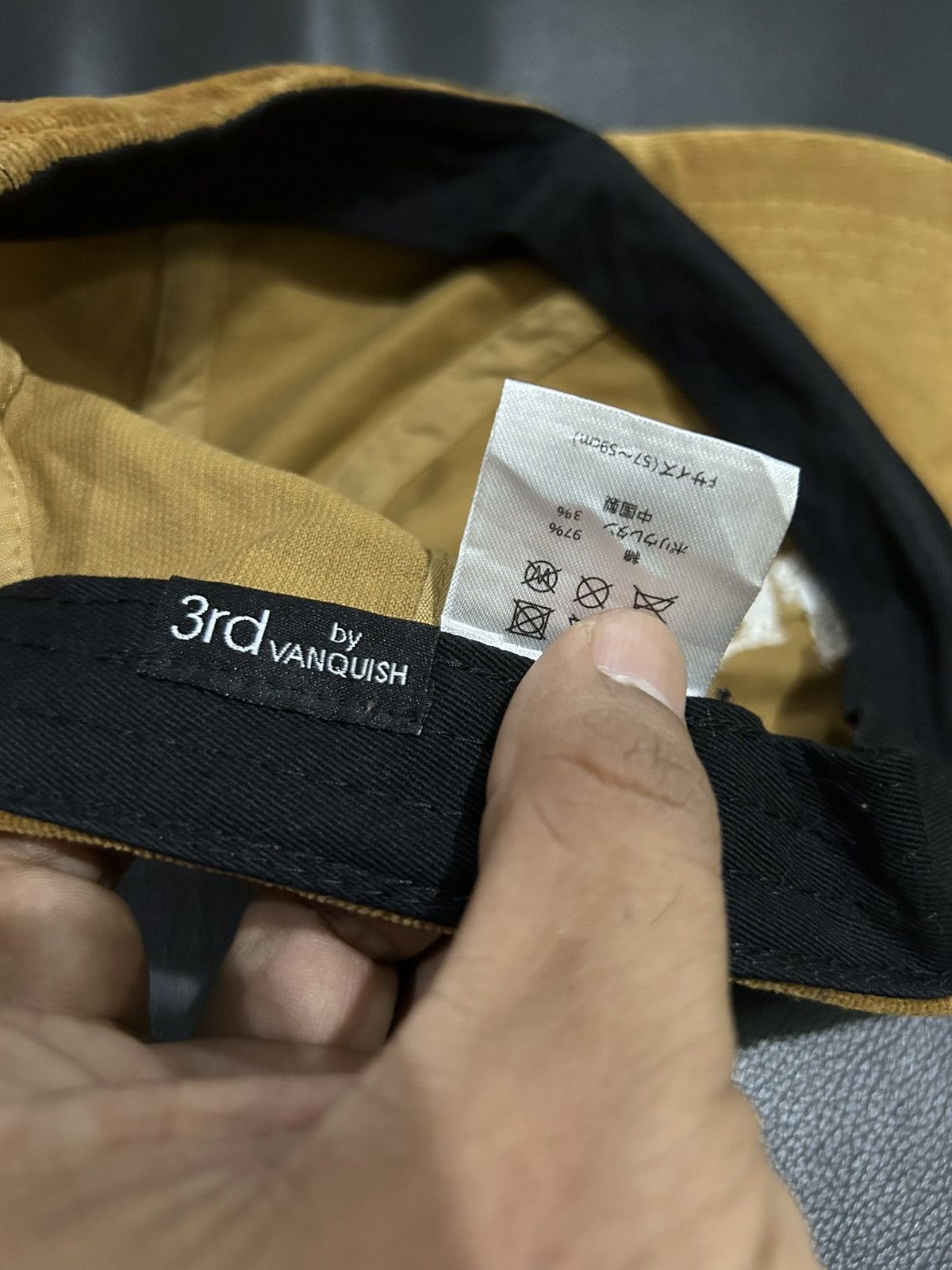 Hiroshi Fujiwara × Japanese Brand × Vanquish 3D By Vanquish Corduroy Caps Size ONE SIZE - 6 Thumbnail