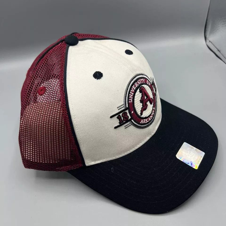 NCAA Arkansas Razorbacks Trucker Hat Men Homecoming Snap Back Cap Size ONE SIZE - 3 Thumbnail