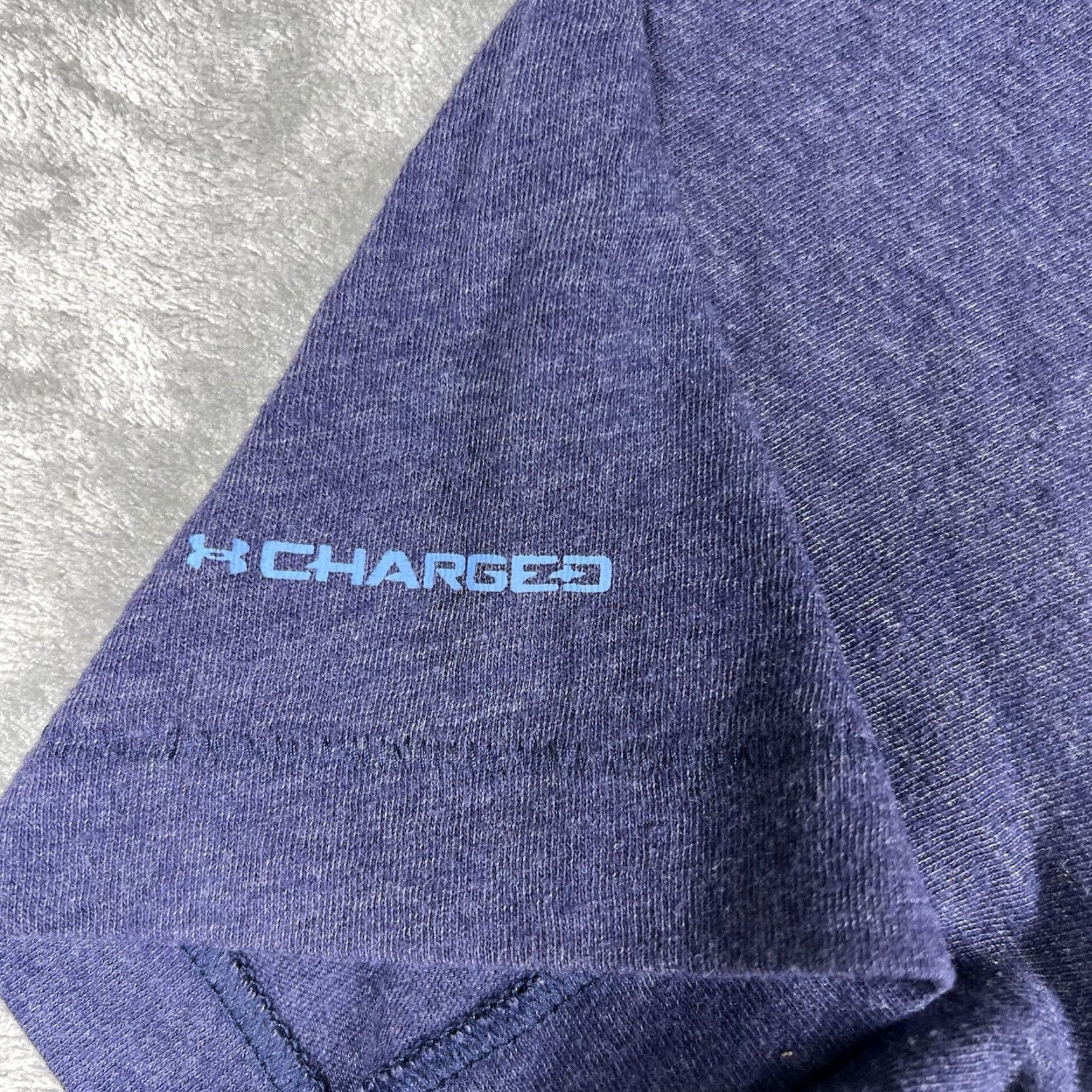 Under Armour Under Armour The States Graphic T-Shirt Men’s Medium Navy Blue Loose HeatGear T-Shirt Short Sleeve Crew Neck Buttonless? Size US M / EU 48-50 / 2 - 2 Thumbnail