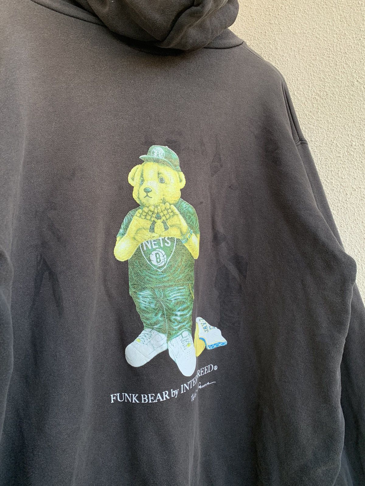 Vintage Vintage Funk Bear by Interbreed Hoodie Big Logo Faded Size US XL / EU 56 / 4 - 5 Thumbnail