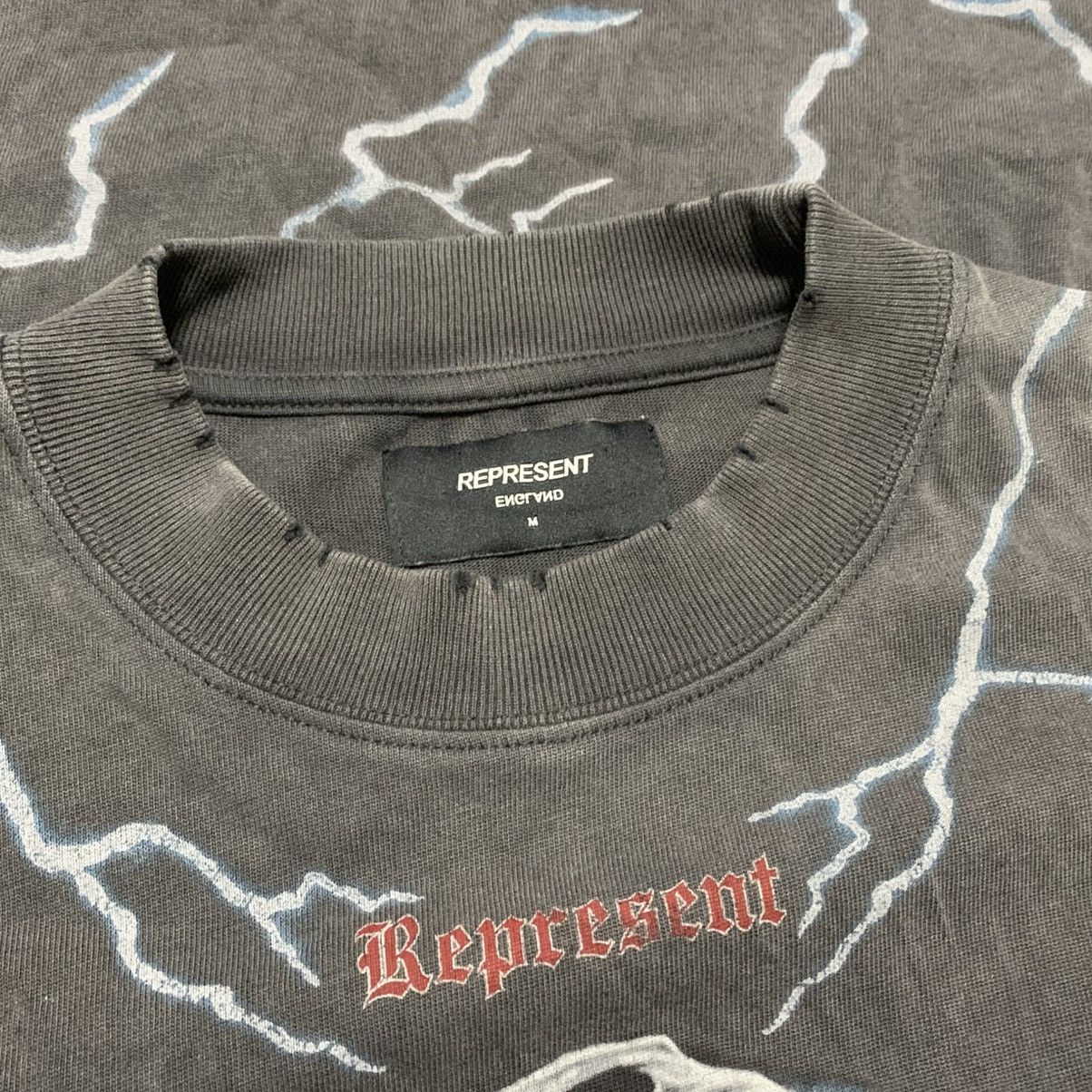 Represent Clo. Represent Medium Louder Then Hell Vintage Grey Tee Size US M / EU 48-50 / 2 - 4 Thumbnail