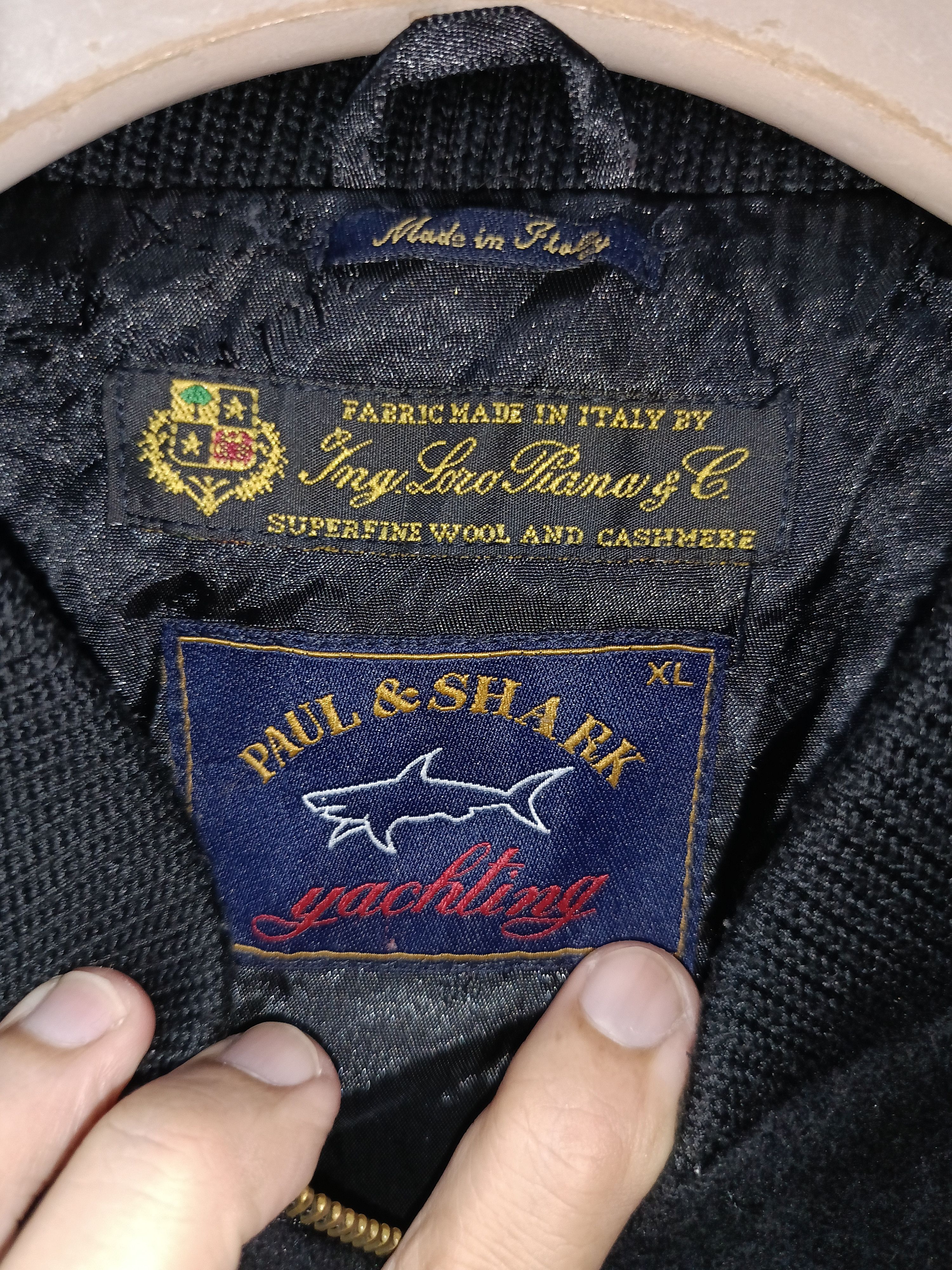 Paul & Shark Paul & Shark Cashmere Wool Bomber Jacket Size US L / EU 52-54 / 3 - 4 Thumbnail