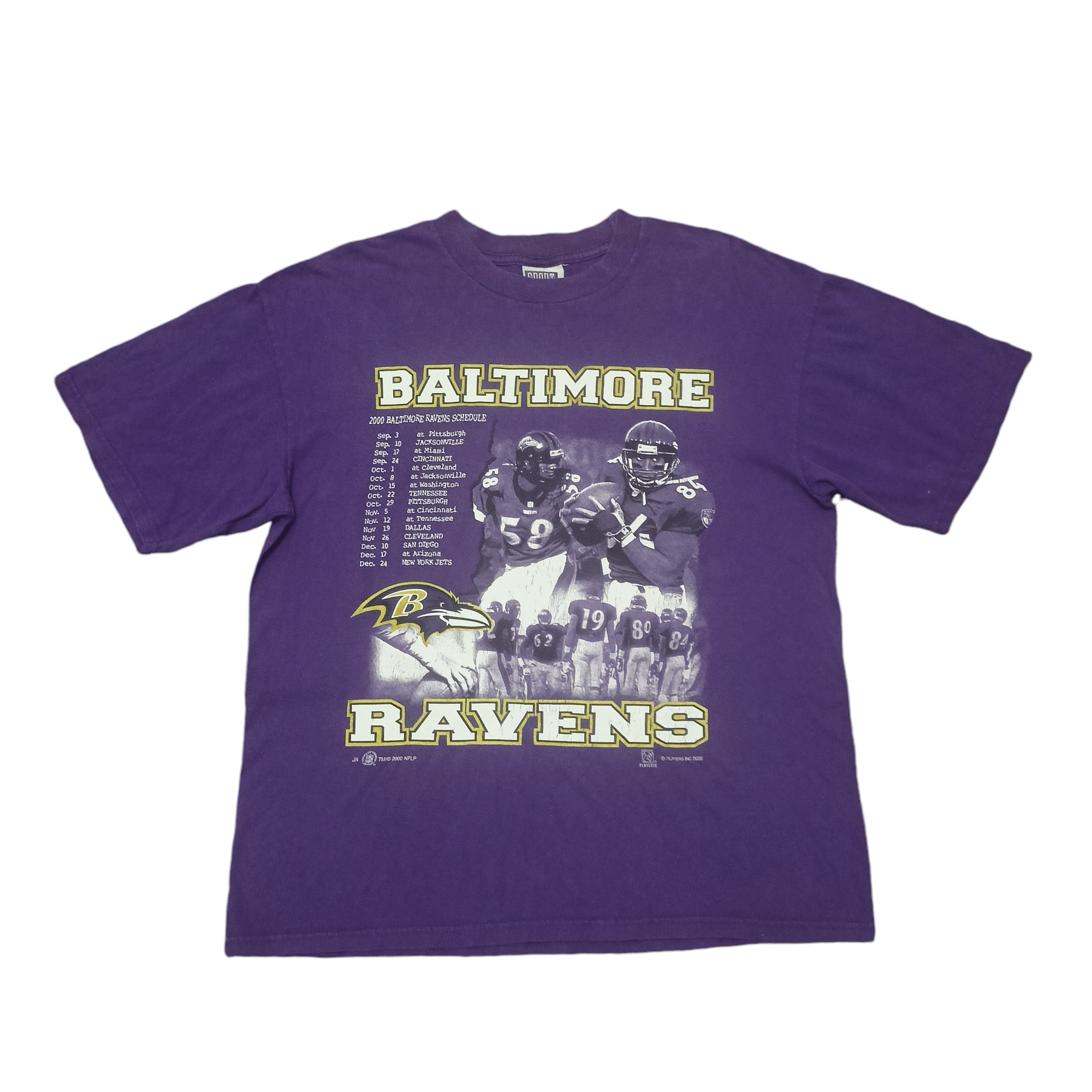NFL Rare!!! Vtg Baltimore Ravens Schedule ©2000 Size US L / EU 52-54 / 3 - 1 Thumbnail