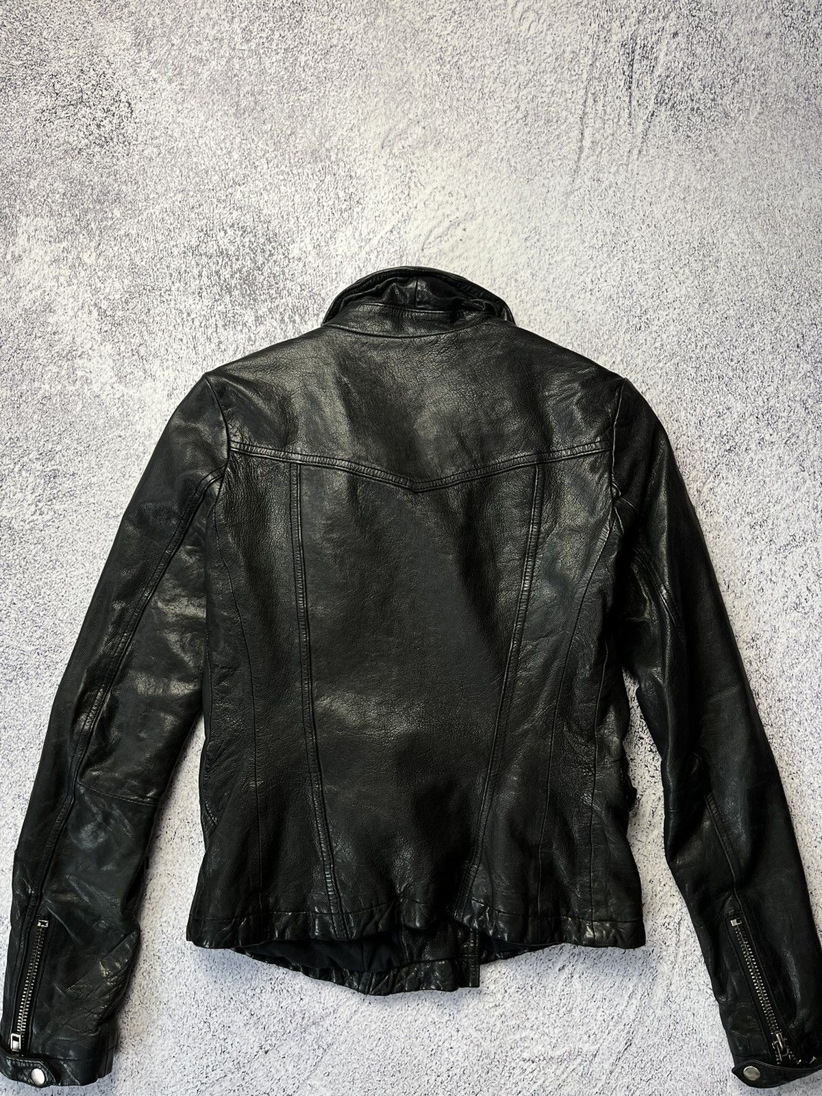 Allsaints Vintage Allsaints Balfern Leather Biker Jacket Japan Size M / US 6-8 / IT 42-44 - 22 Thumbnail
