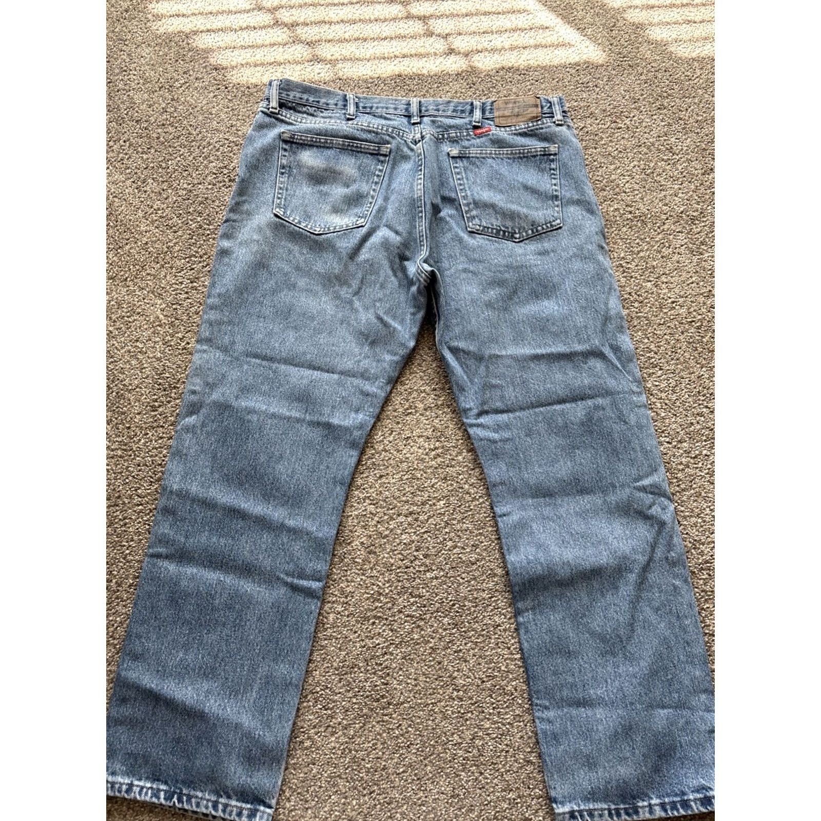 Wrangler VINTAGE Wrangler Jeans 38x30 Denim Cotton 5-Pocket Straight Blue Mens Regular Size US 38 / EU 54 - 5 Thumbnail