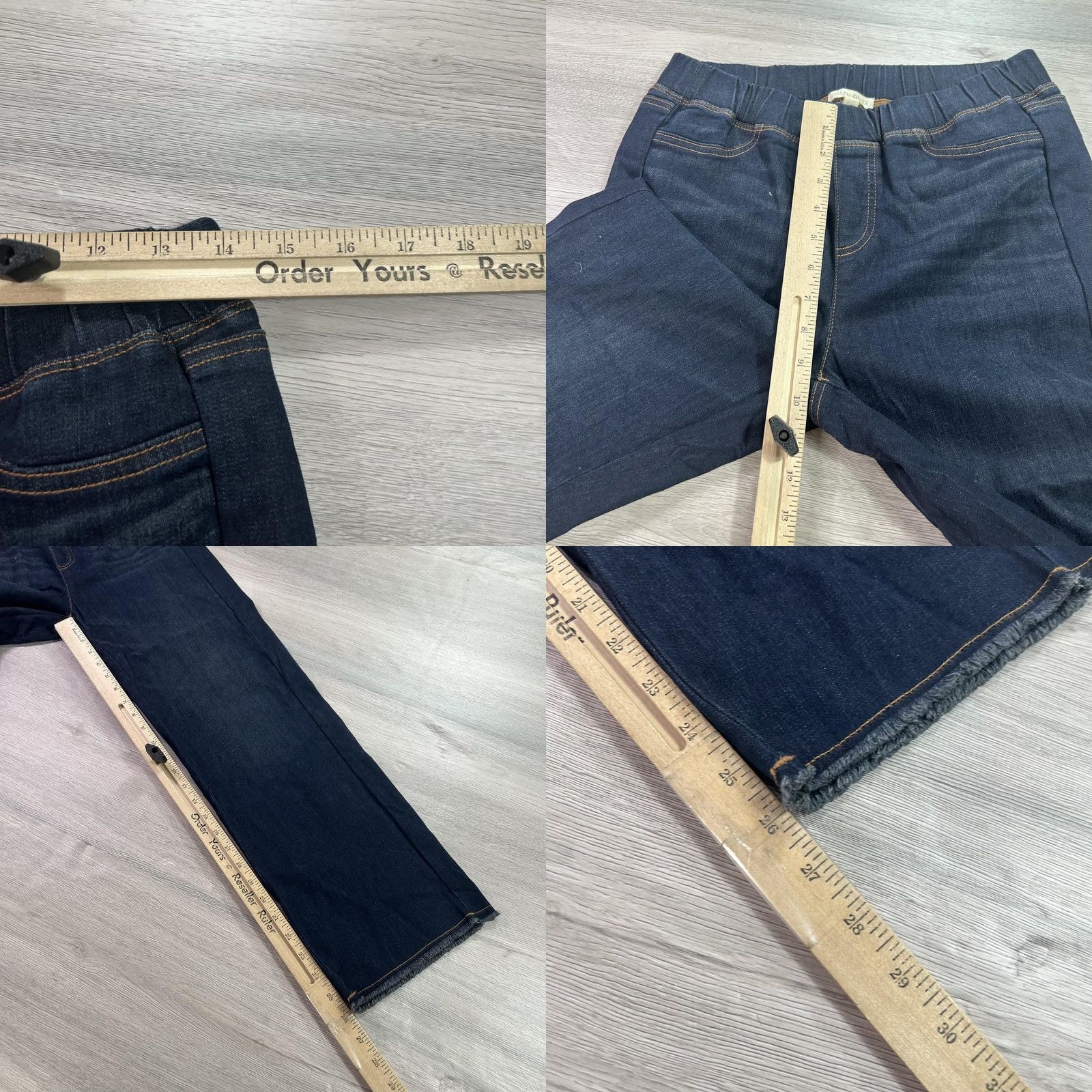 Eileen Fisher VINTAGE? No. Eileen Fisher Pants Womens XS Dark Wash Wide Leg Organic Cotton Denim High Rise Size 26" / US 2 / IT 38 - 8 Thumbnail