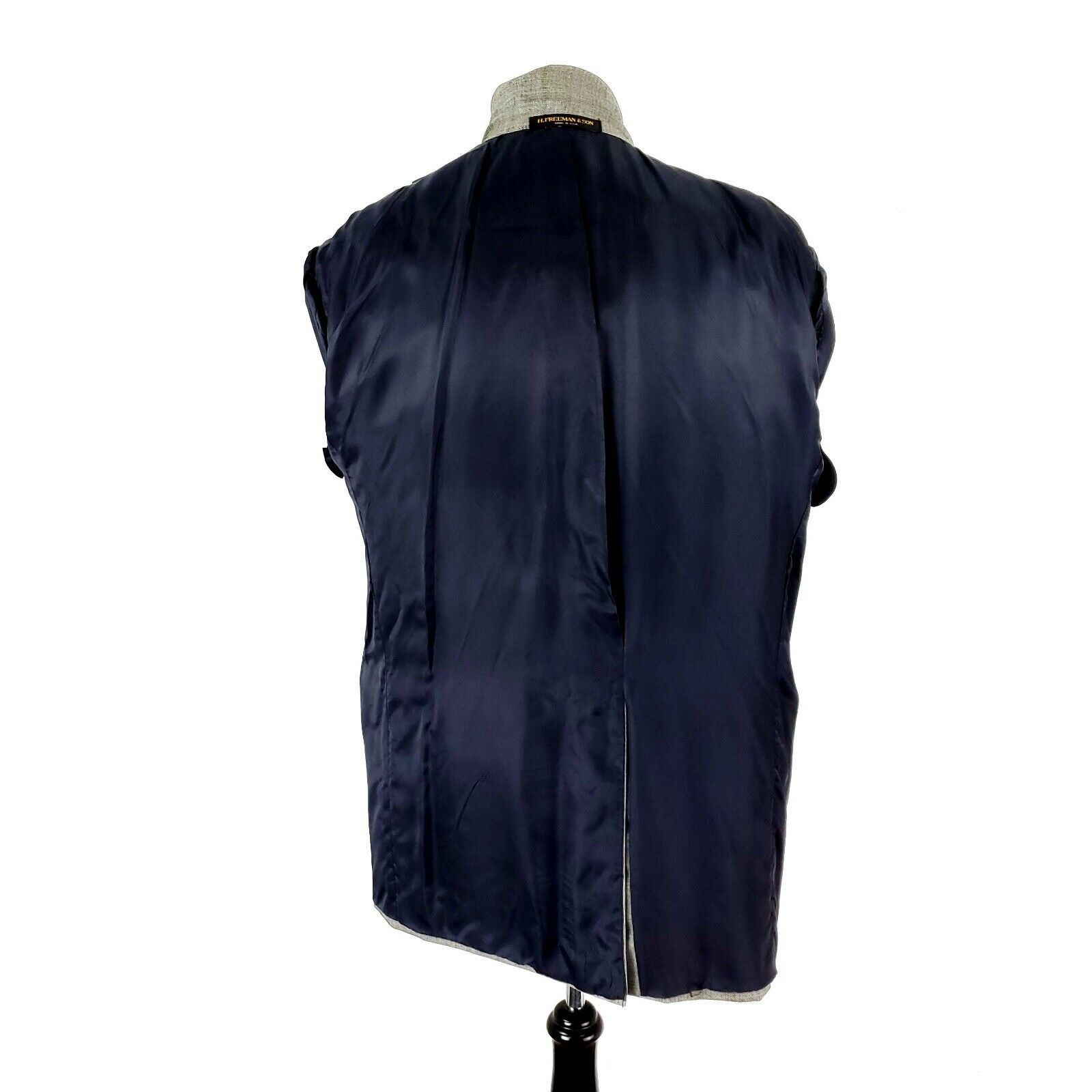 Hickey Freeman Vintage Hickey Freeman Nordstrom Wool 2 Button Sport Coat 42 Size 42L - 9 Thumbnail