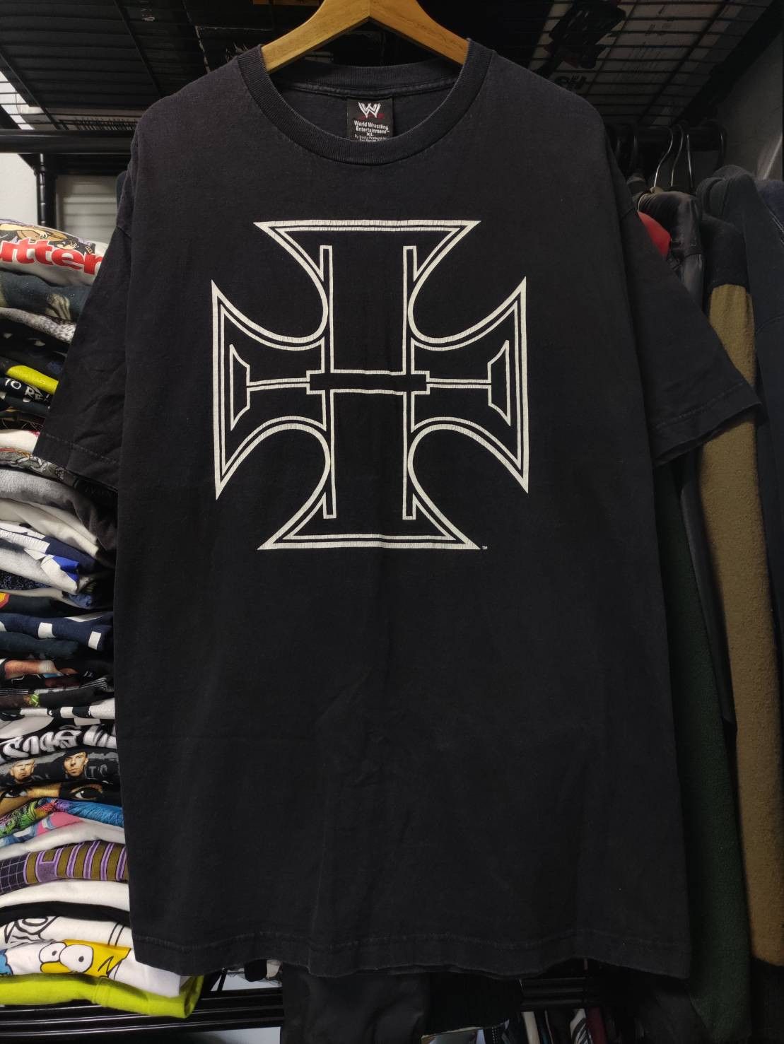 Vintage Vtg 00's Triple H " No Hype Necessary " Wrestle Mania Promo Size US XL / EU 56 / 4 - 3 Thumbnail