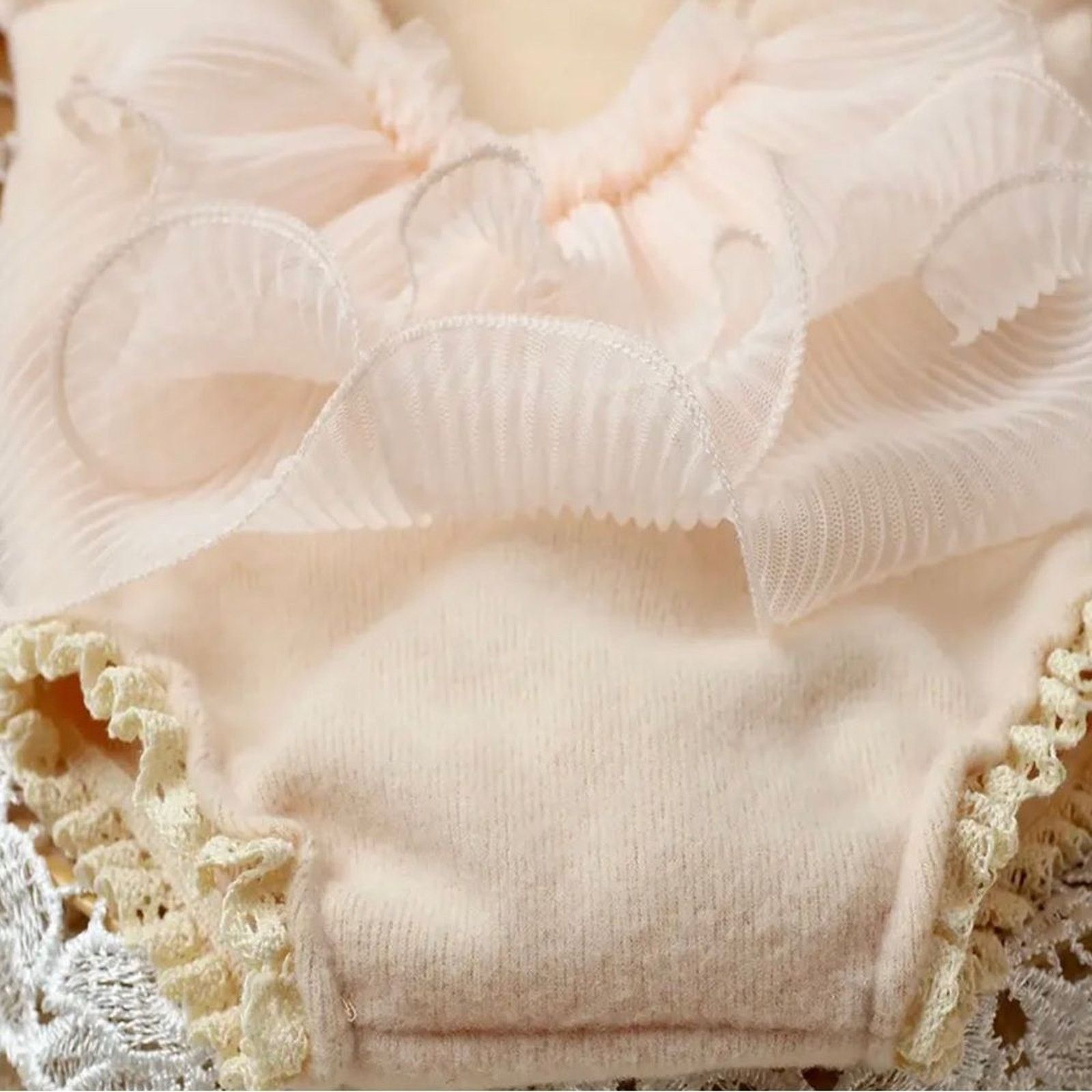 Other Newborn Photography Lace Romper Bow Headband Set Baby Girl Size ONE SIZE - 6 Thumbnail