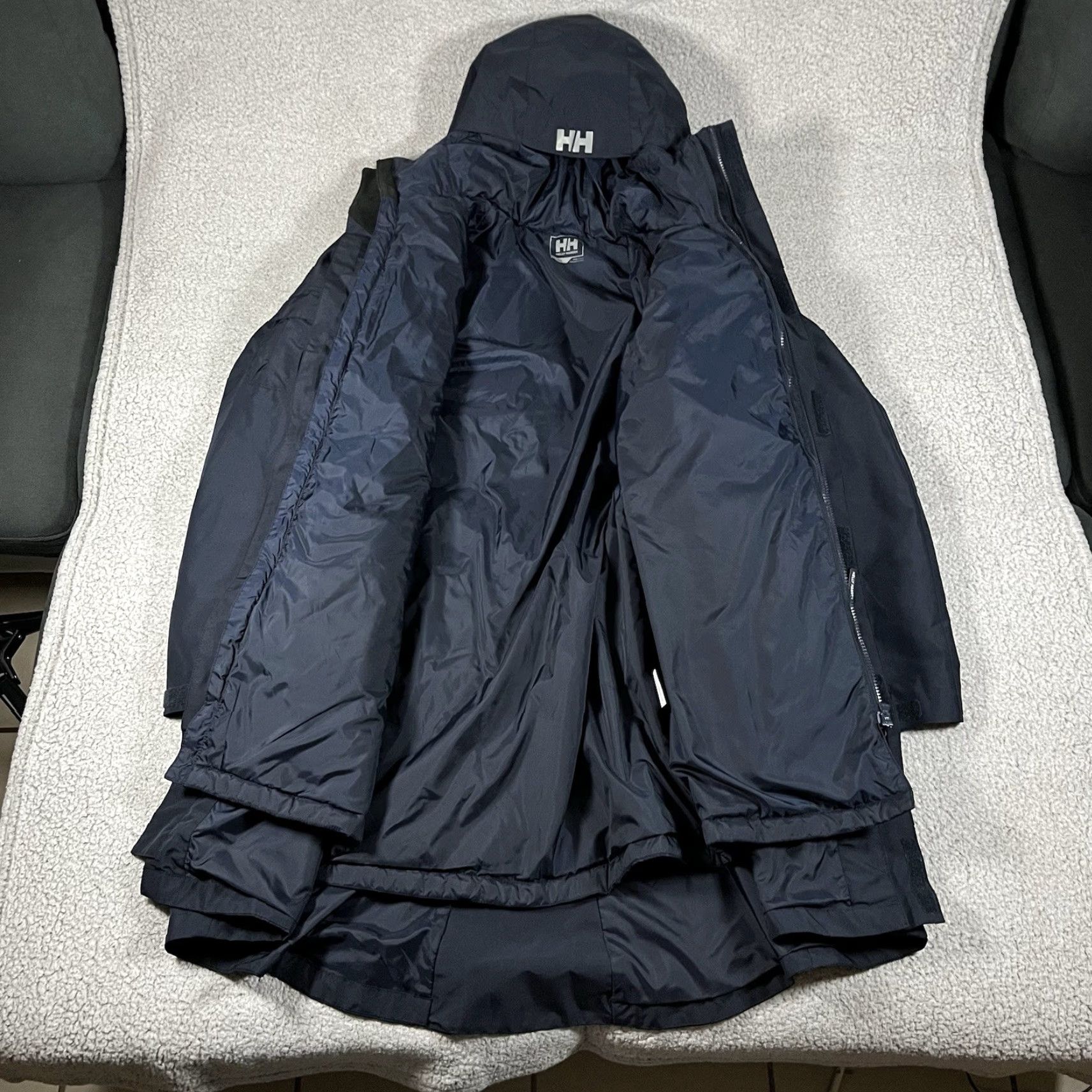 Helly Hansen Helly Hansen Coach Rigging Coat Womens XL Waterproof Insulated 3 in 1 Hooded Parka Blue Size XL / US 12-14 / IT 48-50 - 2 Thumbnail