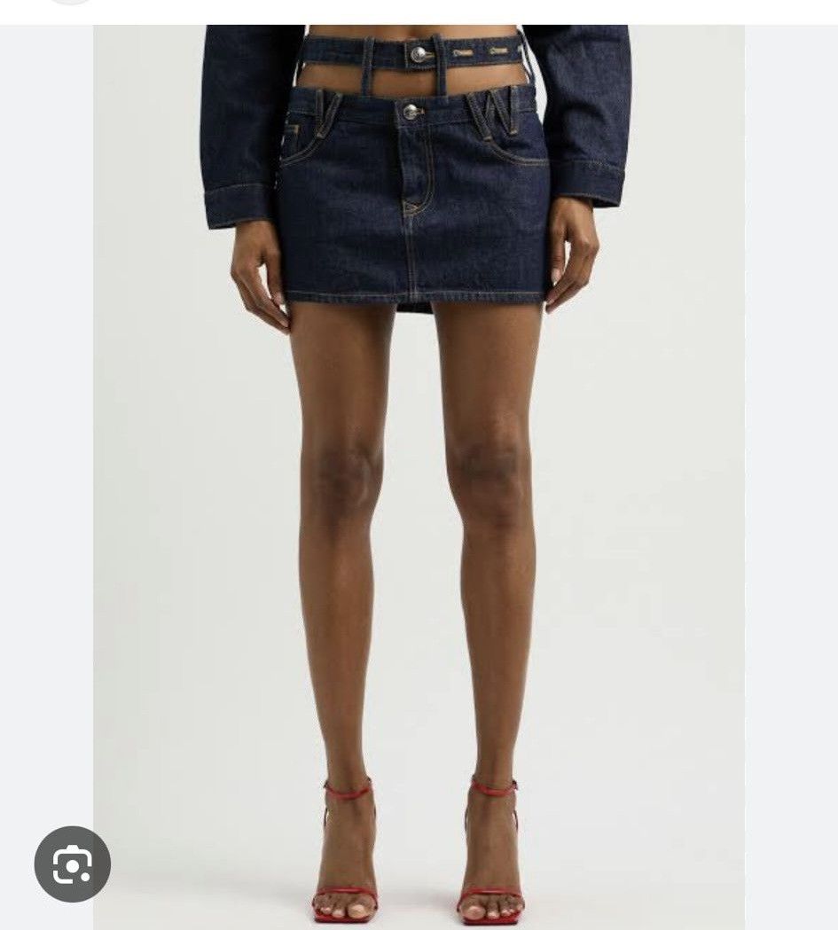 Vivienne Westwood Vivienne Westwood Cut out Denim Mini Skirt Size 26" / US 2 / IT 38 - 1 Thumbnail