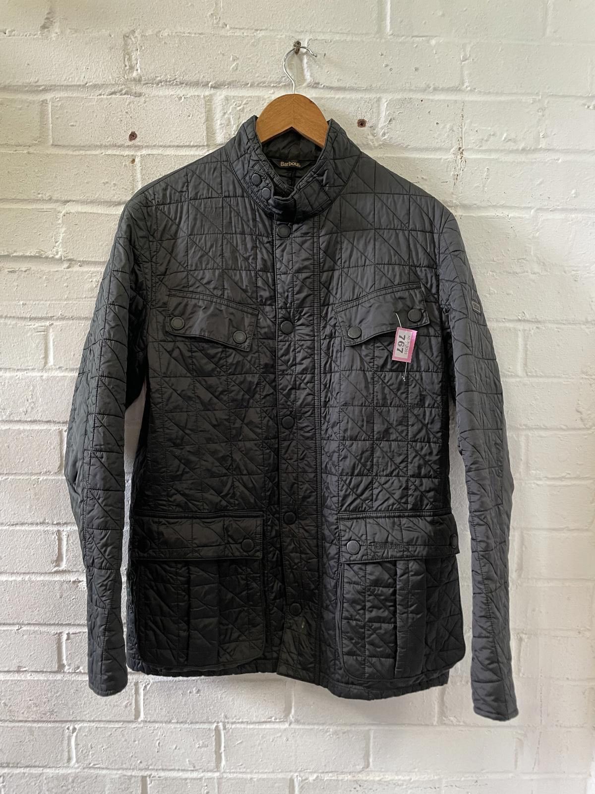 Barbour Men's Black Quilted Jacket Size US M / EU 48-50 / 2 - 1 Thumbnail