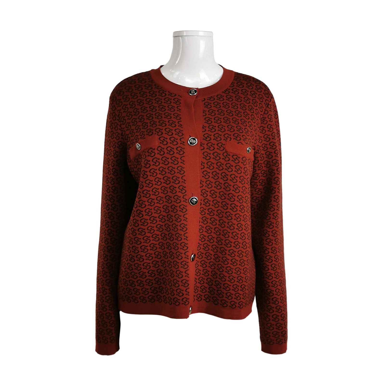 Salvatore Ferragamo Salvatore Ferragamo Monogram Wool Jacket L Size L / US 10 / IT 46 - 1 Thumbnail