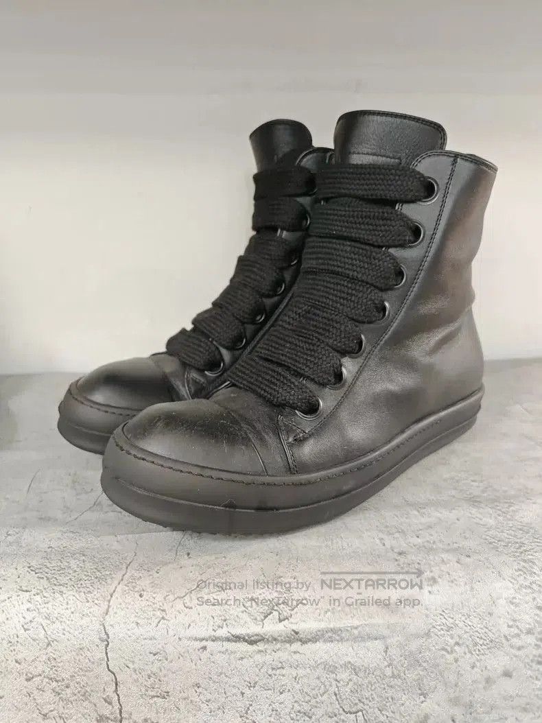 Rick Owens Rick Owens Black High Top Sneakers. Size US 10.5 / EU 43-44 - 1 Thumbnail