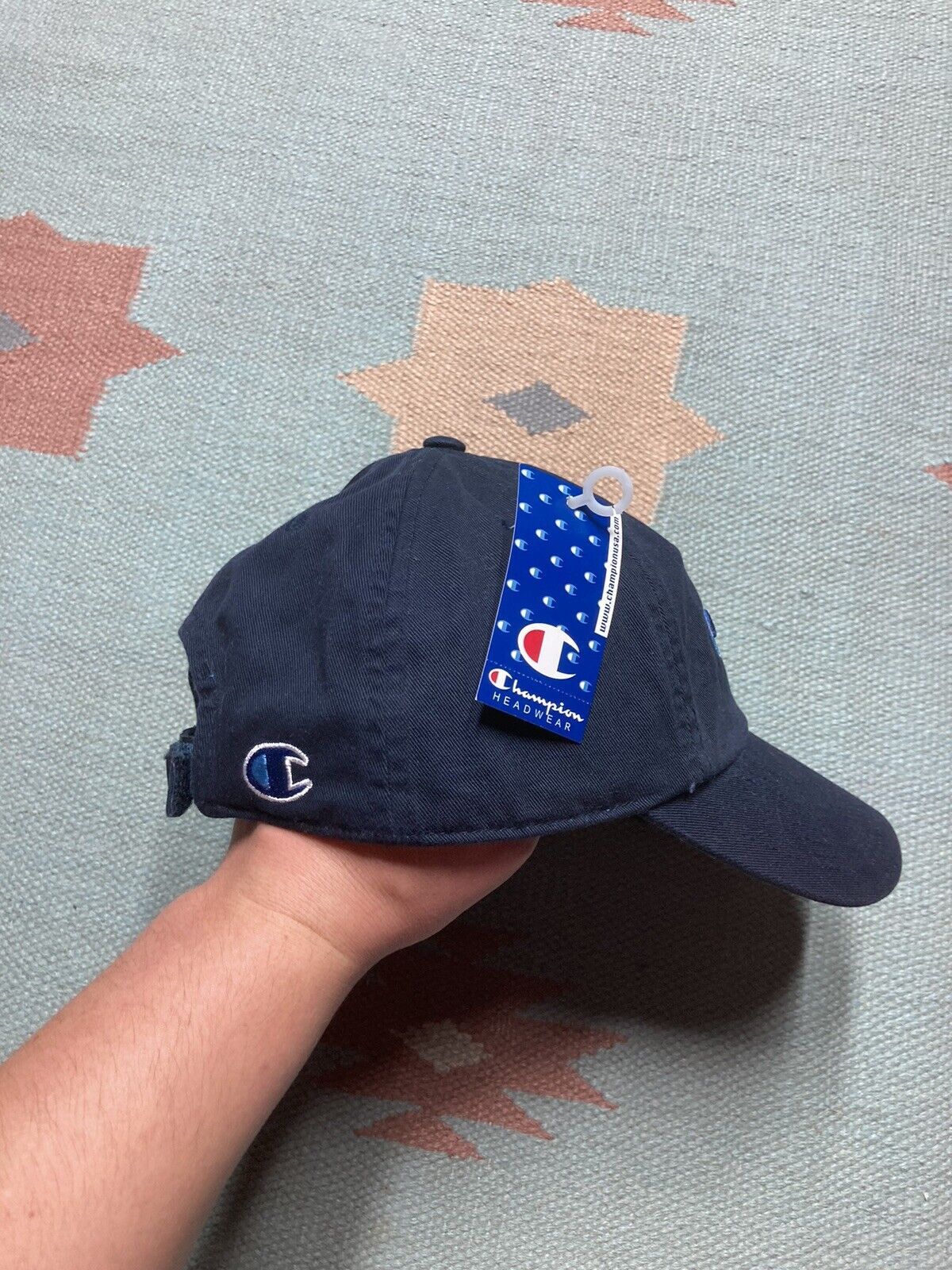 Champion × Vintage VTG strapback hat champion dad hat deadstock NWT adjustable Size ONE SIZE - 3 Thumbnail