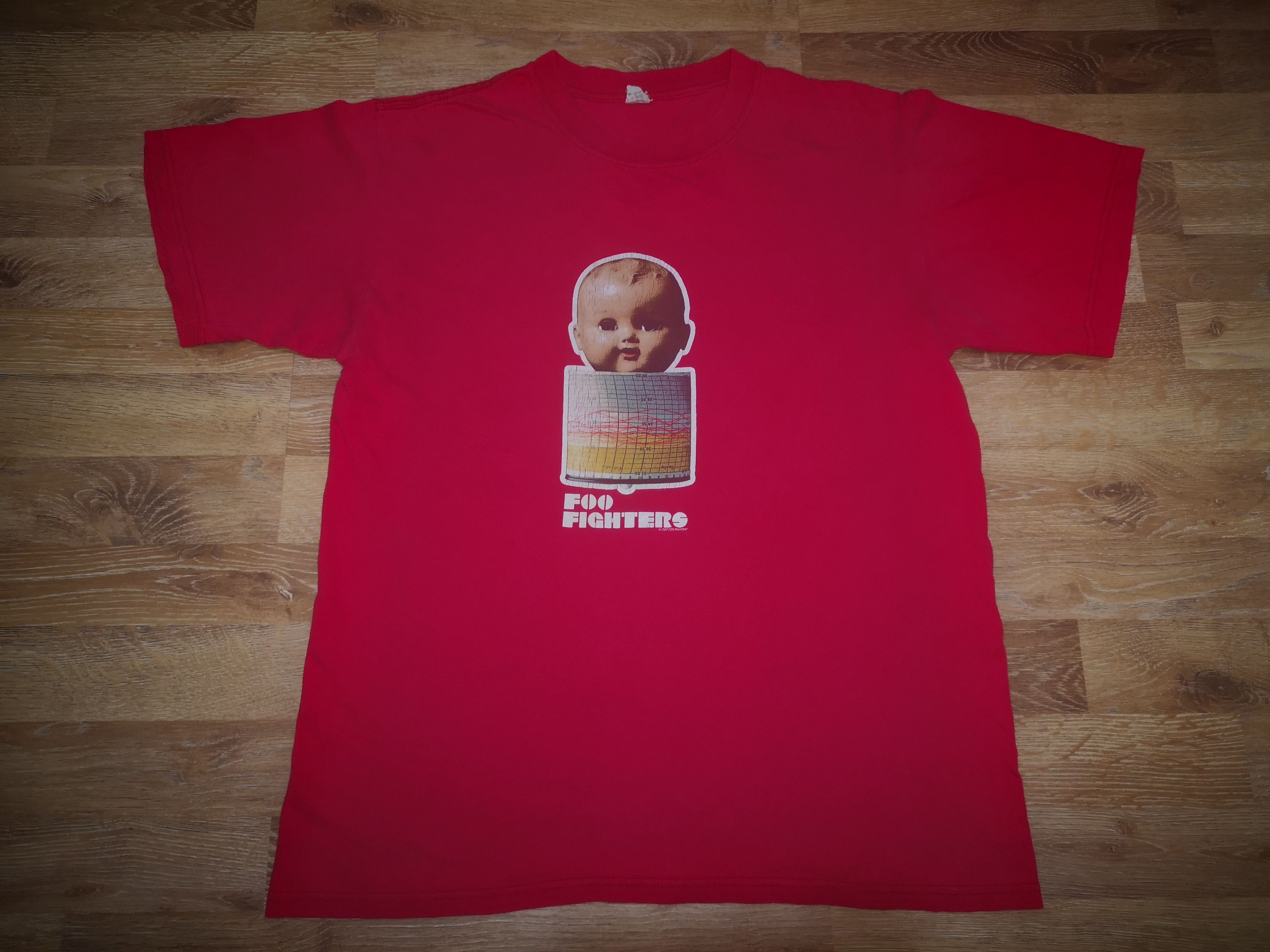 Band Tees × Vintage Vintage Foo Fighters Band Nirvana Dave Grohl OG Baby T Shirt Size US M / EU 48-50 / 2 - 1 Thumbnail