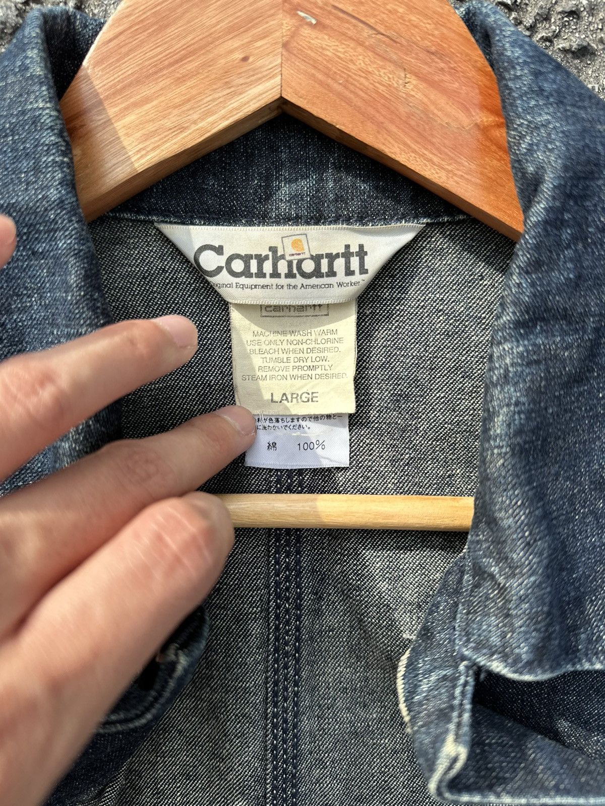 Carhartt × Vintage CARHATT WORKWEAR VINTAGE DENIM MICHIGAN JACKET Size US L / EU 52-54 / 3 - 7 Thumbnail