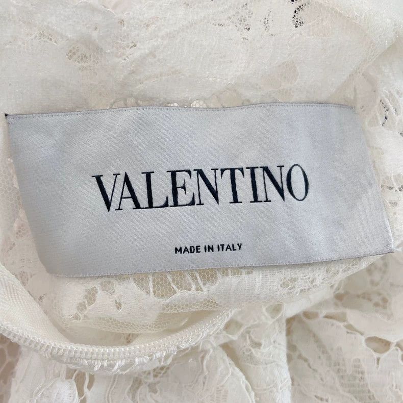 Valentino Valentino White lace dress Size S / US 4 / IT 40 - 5 Thumbnail