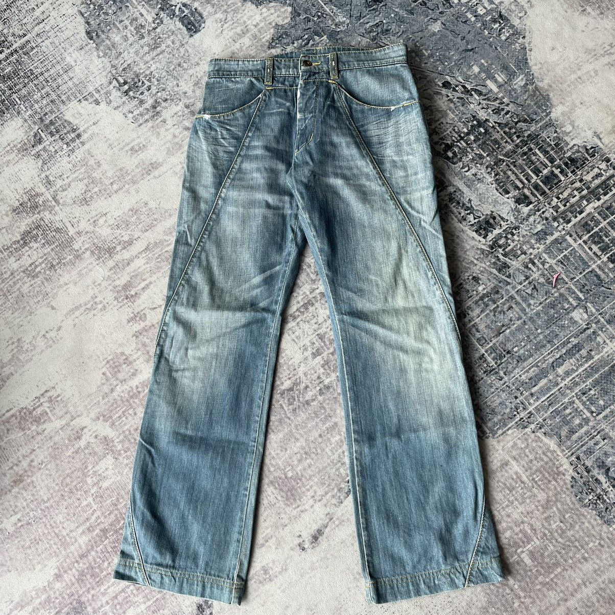Hugo Boss Vintage Hugo Boss Flare Punk LGB Style Denim Jeans Size US 29 - 1 Thumbnail