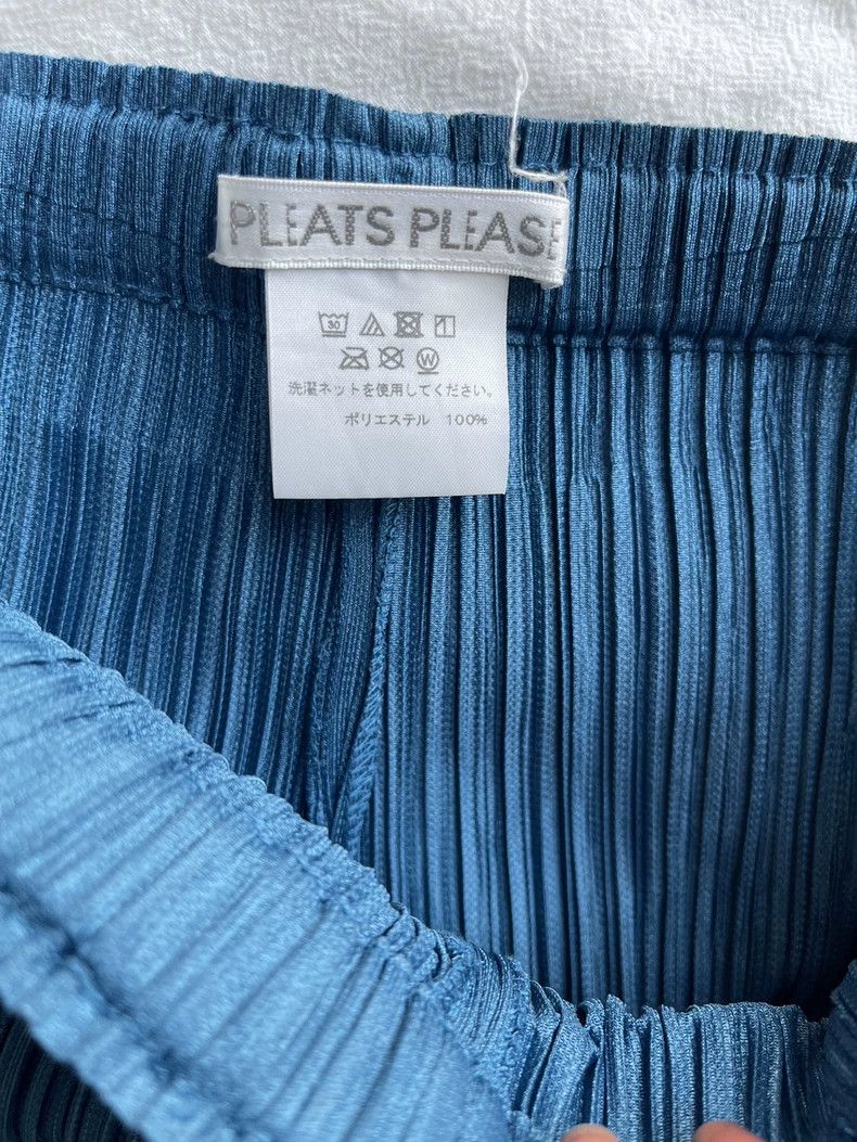Issey Miyake issey miyake size:2 Peacock blue skinny pants 2505-Nextarr Size 31" - 3 Thumbnail