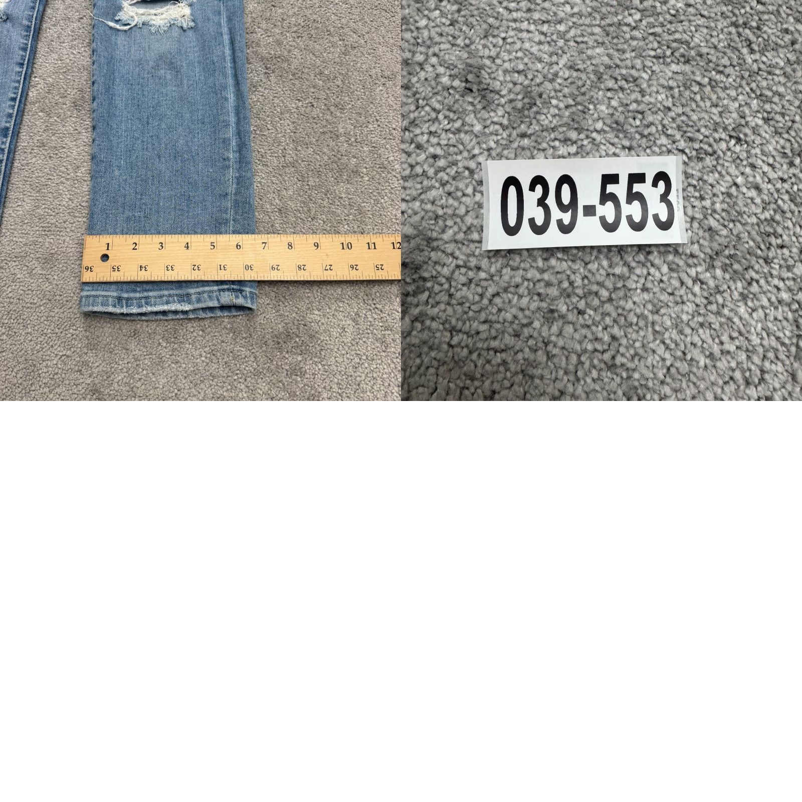 Vintage Vervet Jeans Womens 28 Distressed Straight Leg High Rise Denim Blue Stretch 5-Pocket Design Modern City Streetwear Womens Size 28" / US 6 / IT 42 - 10 Thumbnail