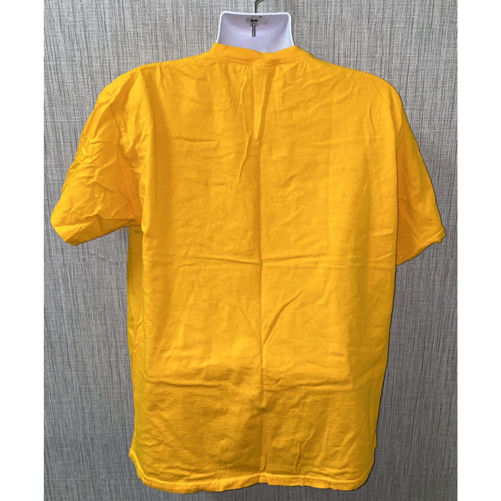 Fruit Of The Loom Men's Fruit of the Loom T-Shirt XL Yellow Florida Crocodile Short Sleeve Cotton Regular Fit Size US XL / EU 56 / 4 - 3 Thumbnail