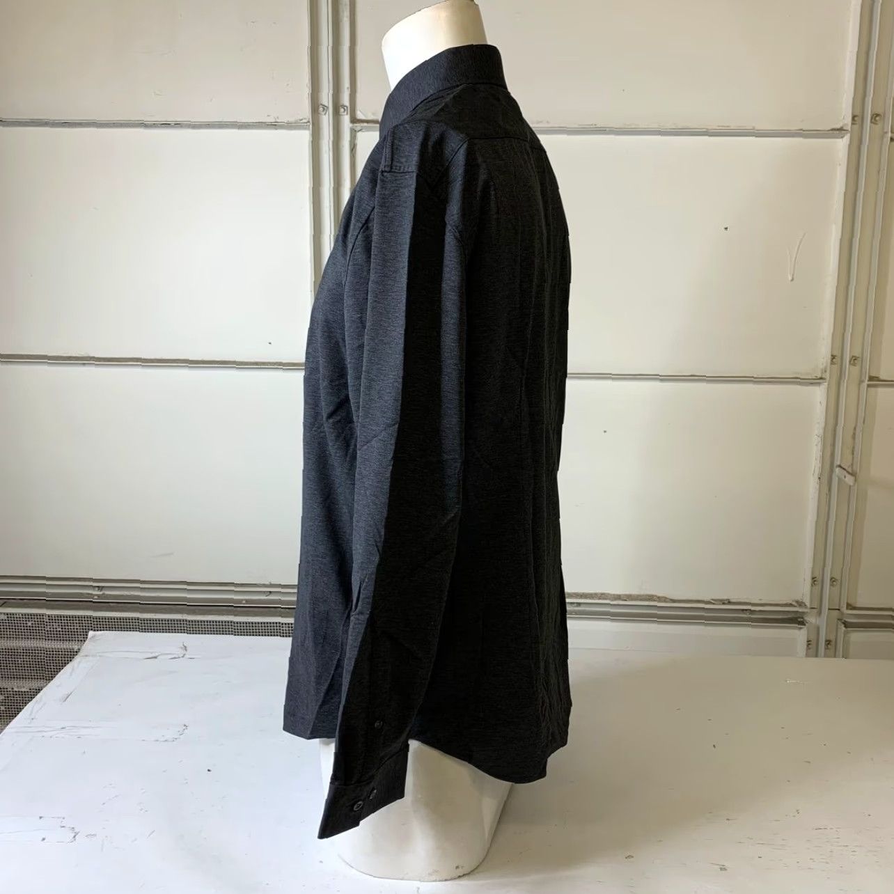 EXPRESS Dress Shirt Men Slim Extra Slim Stretch Modern Tech 1MX L Black Shirt  Mens - threedaughtersproperties.com