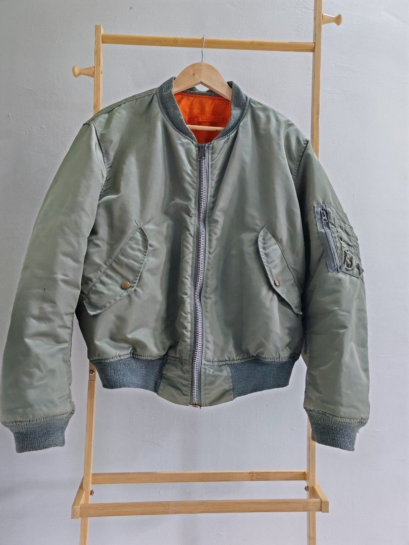 Vintage Vintage Jaket MA-1 Flight Jacket Size US L / EU 52-54 / 3 - 1 Thumbnail