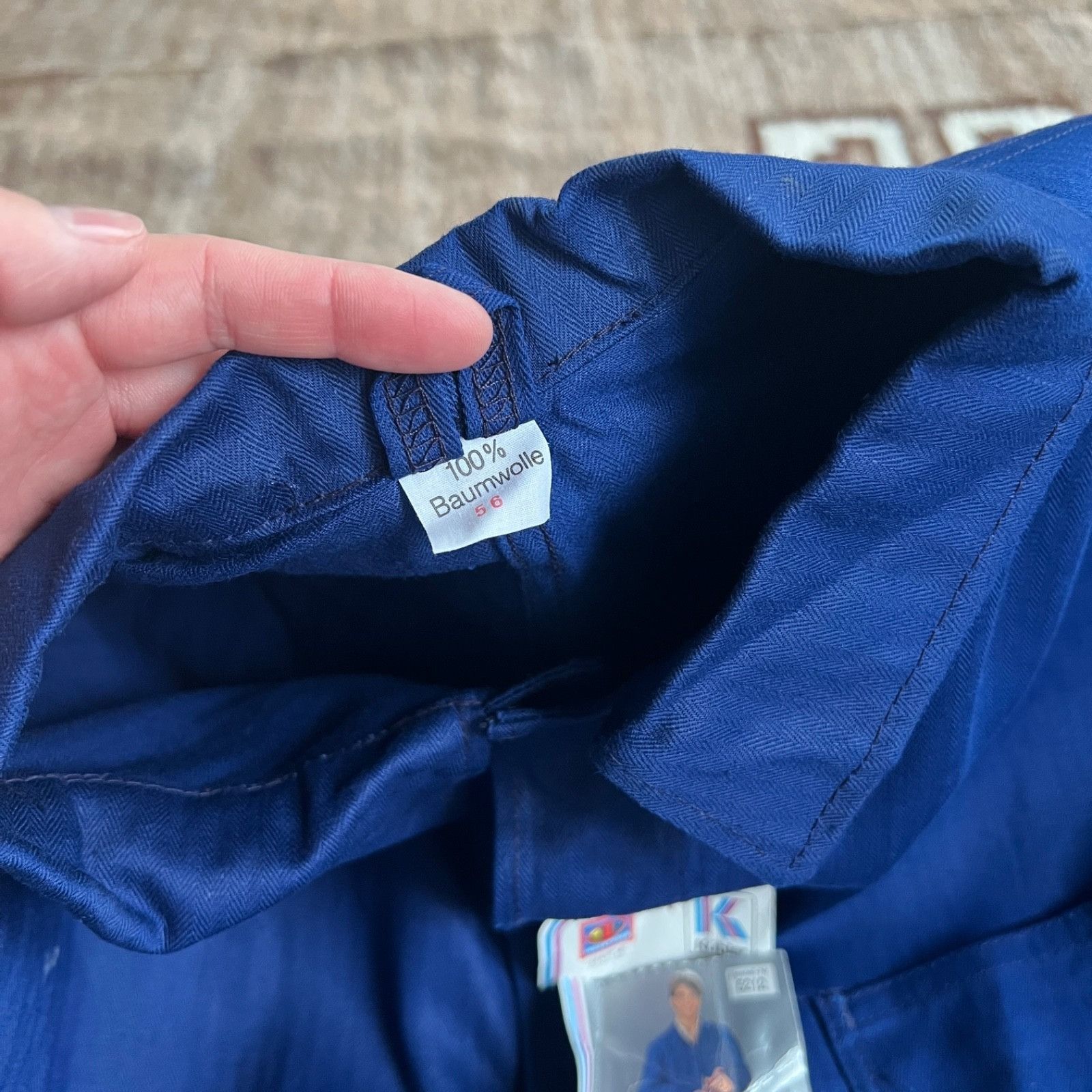 Vintage Vintage French Workwear Sanfor Chore Utility Jacket 9754AC Size US L / EU 52-54 / 3 - 4 Thumbnail