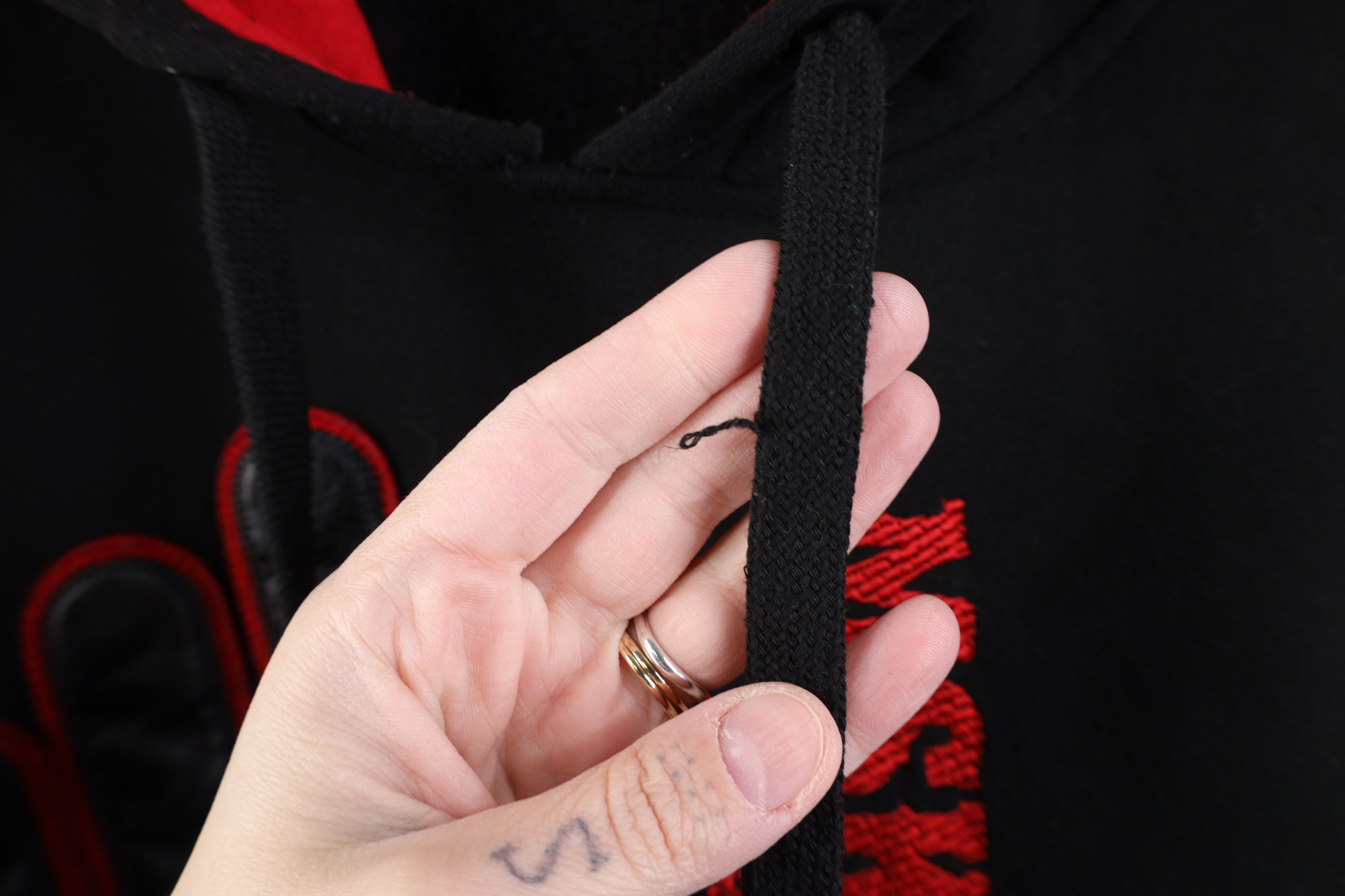 Vintage Vintage 90s Y2K Miskeen Originals Hoodie Sweatshirt Black Size US XXL / EU 58 / 5 - 11 Thumbnail