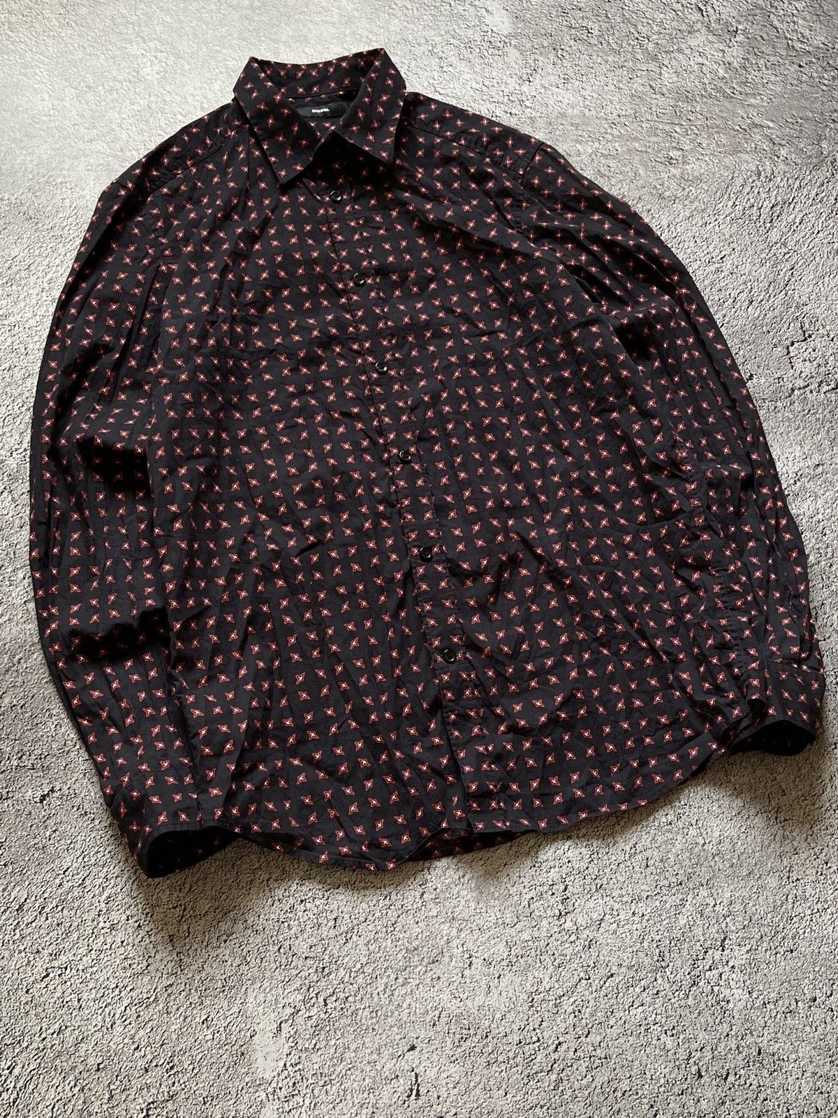 Diesel × Vintage Vintage Diesel Patterned Button Up Shirt Size US L / EU 52-54 / 3 - 5 Thumbnail