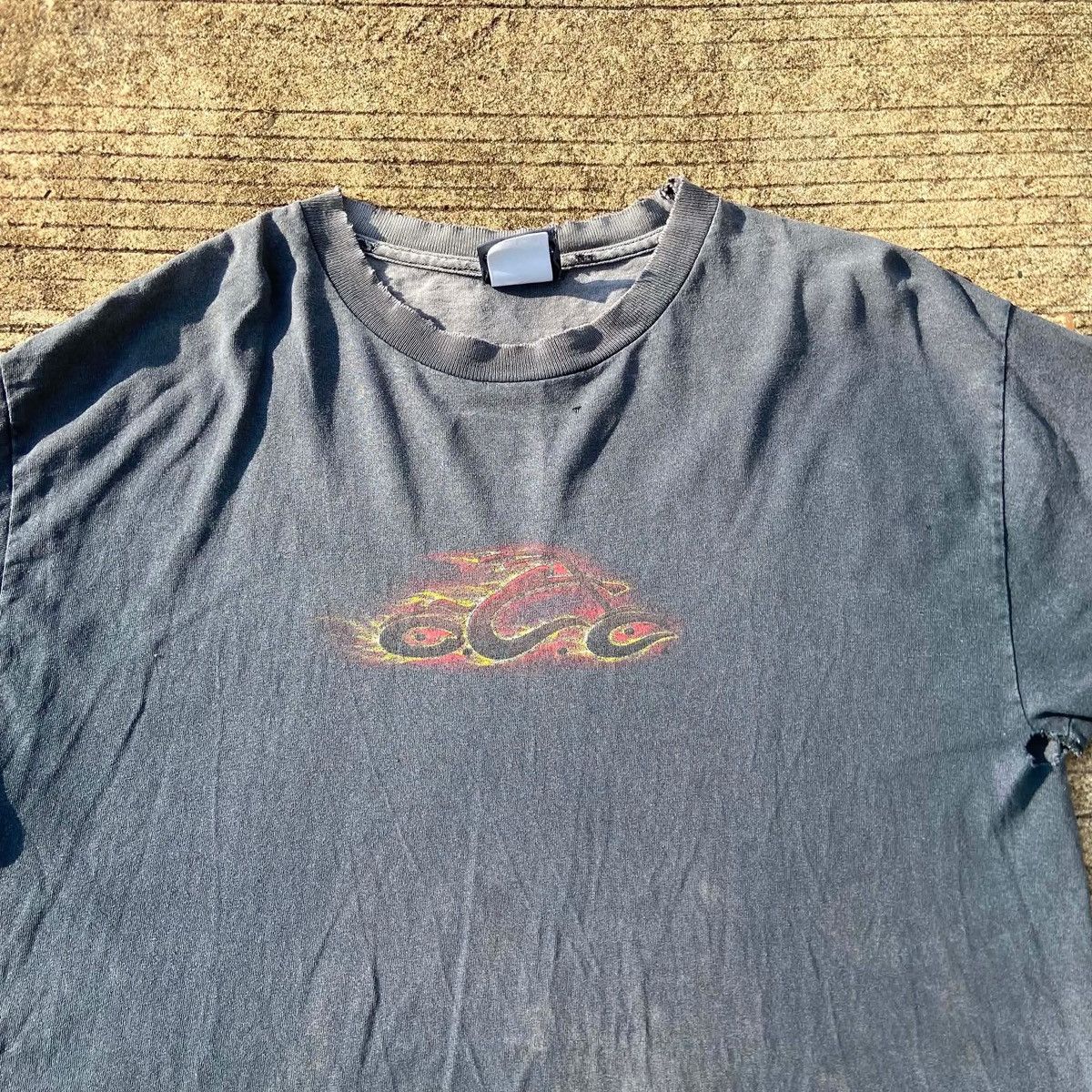 Vintage Orange County Choppers Flame Logo Faded Tee Size US L / EU 52-54 / 3 - 2 Thumbnail