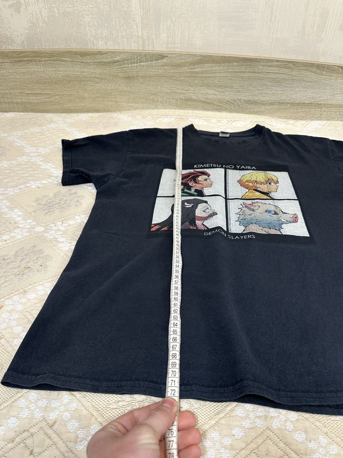 Anime 🔥 Demon Slayer Kimetsu no Yaiba Anime Promo T Shirt Manga Size US XL / EU 56 / 4 - 7 Thumbnail