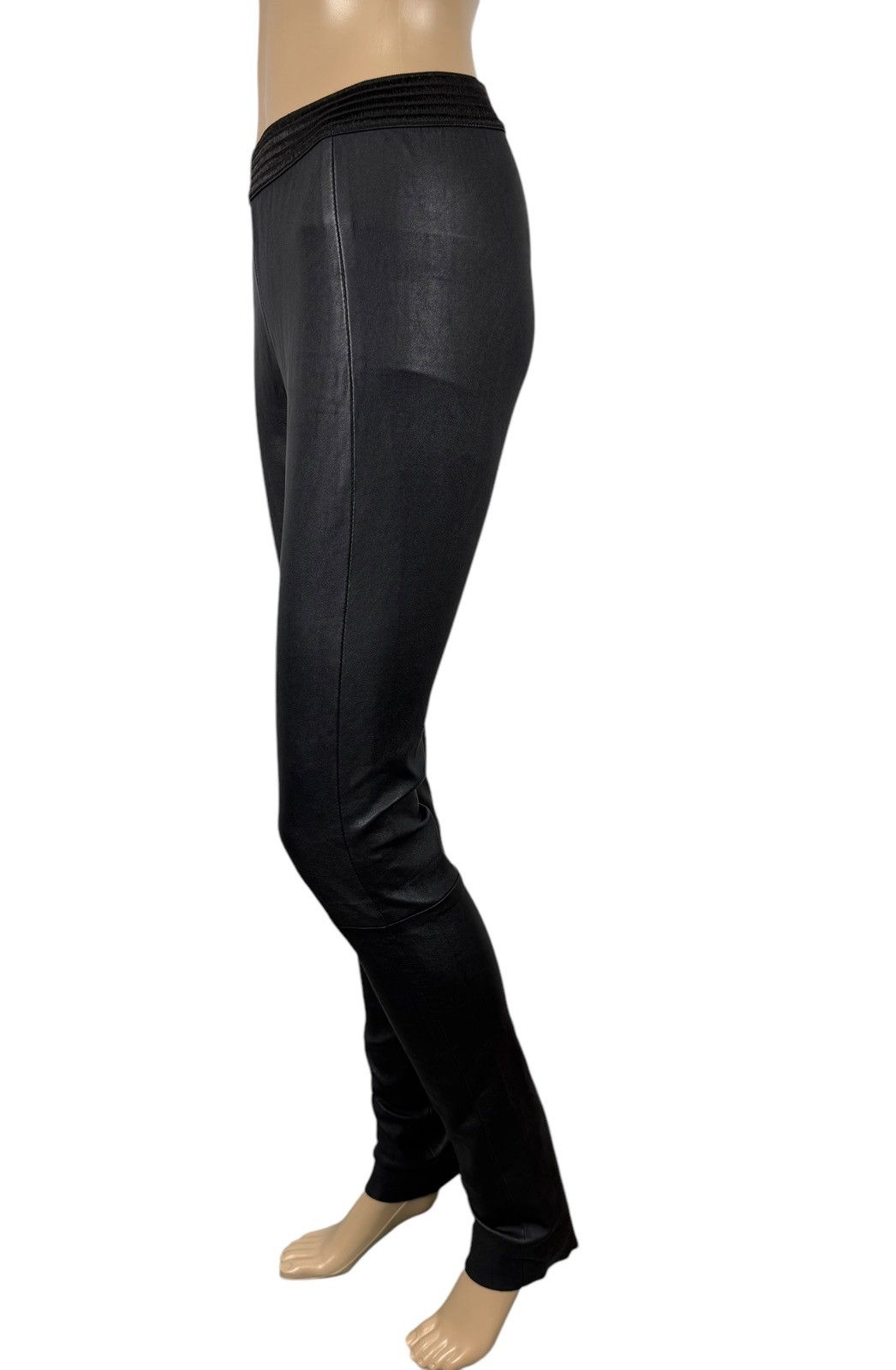 Designer × Genuine Leather Zinga Genuine Leather Leggings Premium Stretch size 34 Size 24" / US 00 / IT 34 - 4 Thumbnail