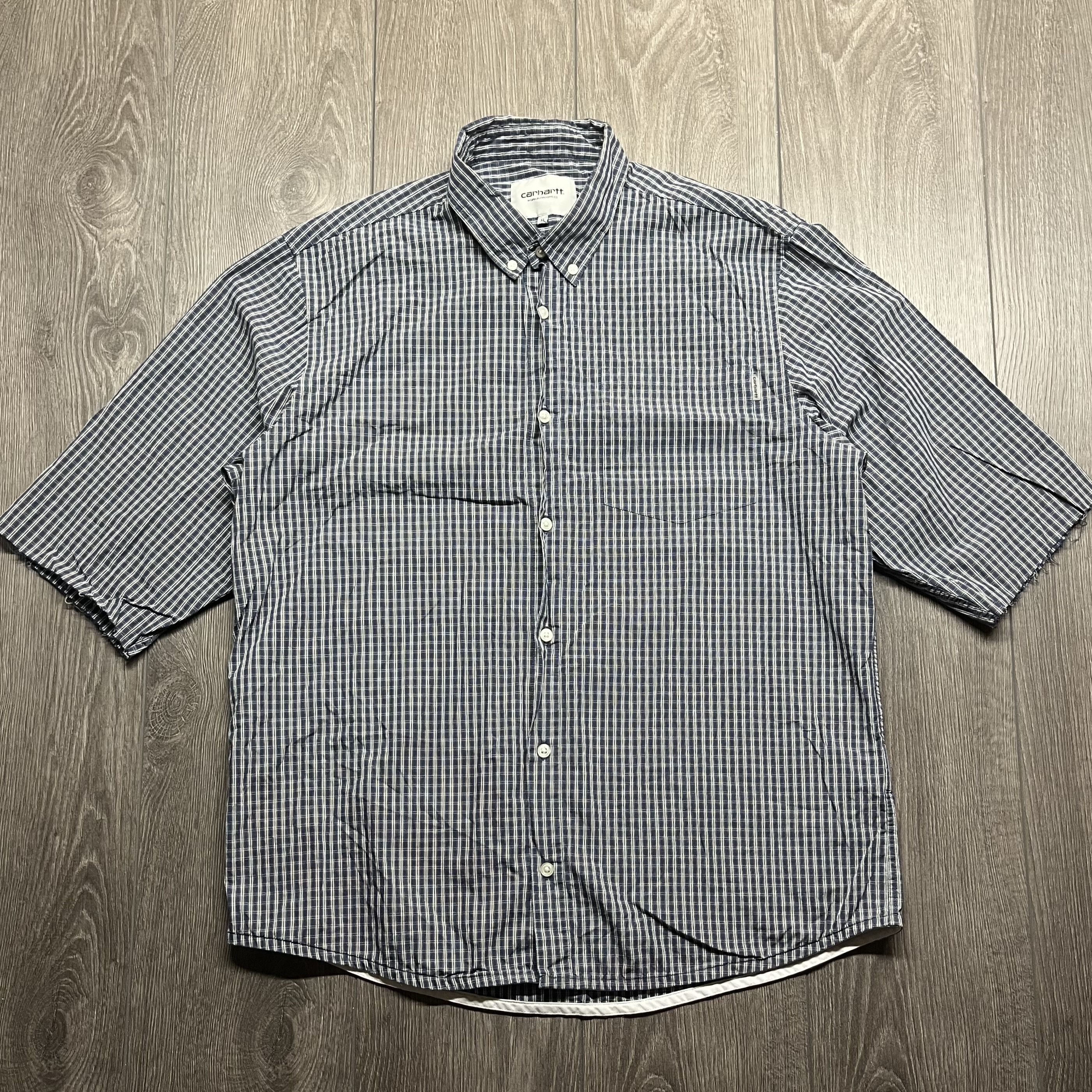 Carhartt × Carhartt Wip Carhartt Wip Work in Progress Streetwear Button Up Shirt Size US XL / EU 56 / 4 - 1 Thumbnail