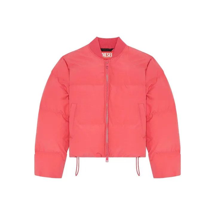 Diesel Diesel Solid Color Quilted Jacket for Women 0079 Size M / US 6-8 / IT 42-44 - 1 Thumbnail