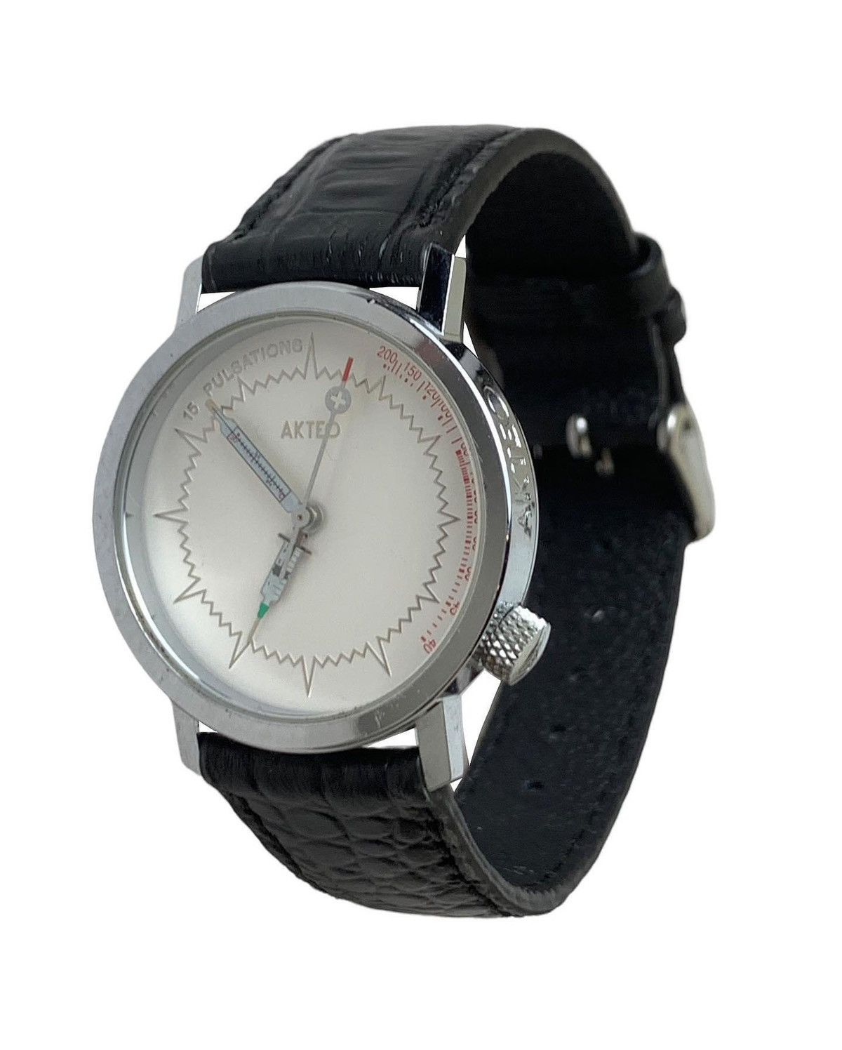 image of Vintage Akteo Nurse Watch in Metal, Men's