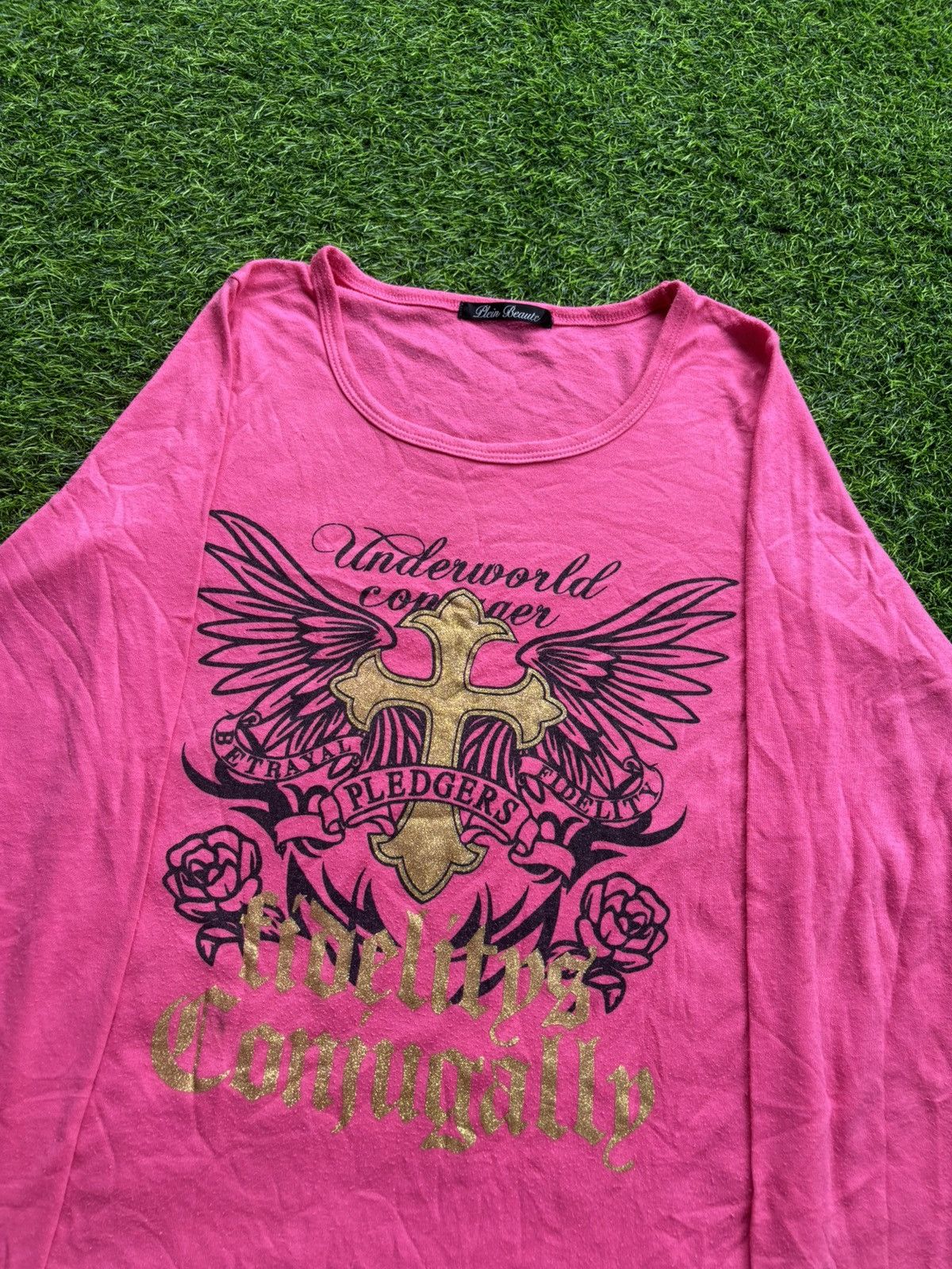 Hysteric Glamour Y2k Plein Beaute Ifsixwasnine Punk Style Longsleeve Size L / US 10 / IT 46 - 3 Thumbnail