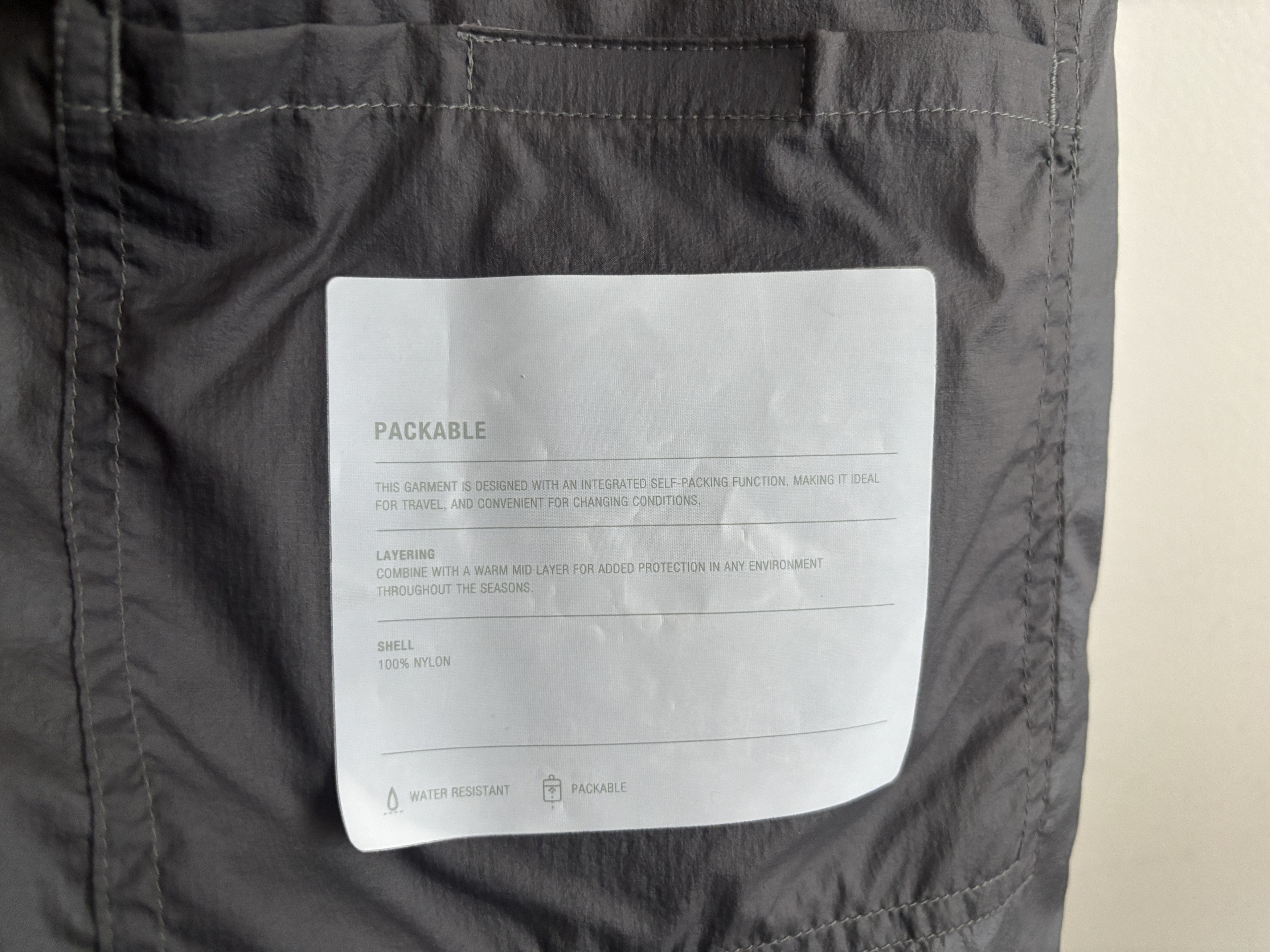 Norse Projects $180 Elias Grey Light Nylon Rain Jacket- Small Size US S / EU 44-46 / 1 - 10 Thumbnail
