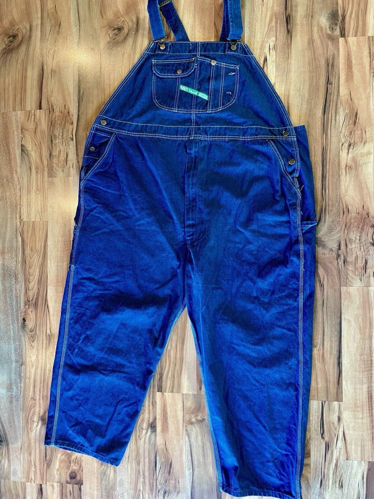 Other Key “ Imperial” Aristocrat Overalls Denim Sz W56xL30 (A1) Size US 32 / EU 48 - 1 Thumbnail