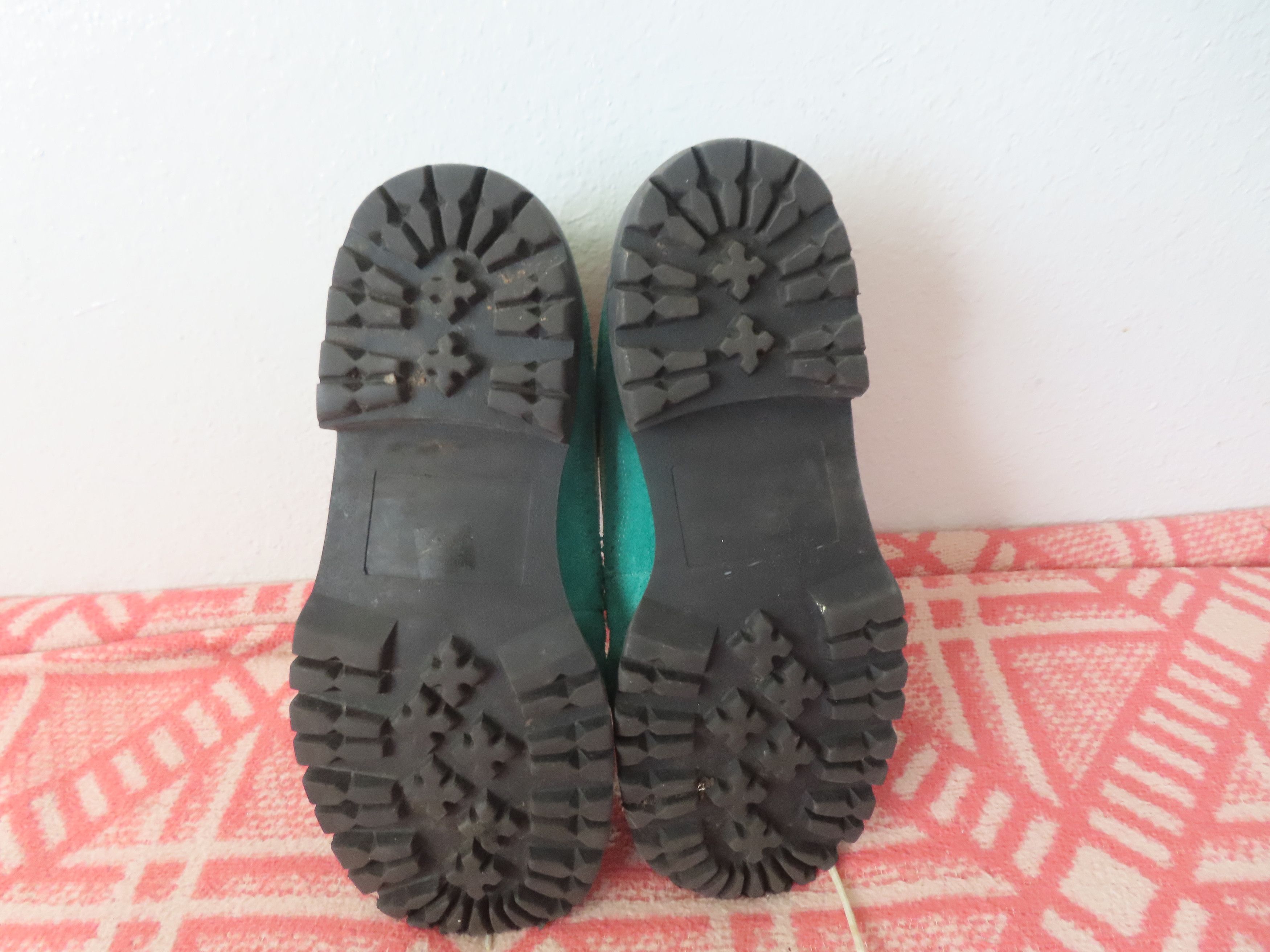 Designer × George Cox × Vintage Vintage green white Suede George Cox Shoes Size US 5 / EU 37 - 5 Thumbnail