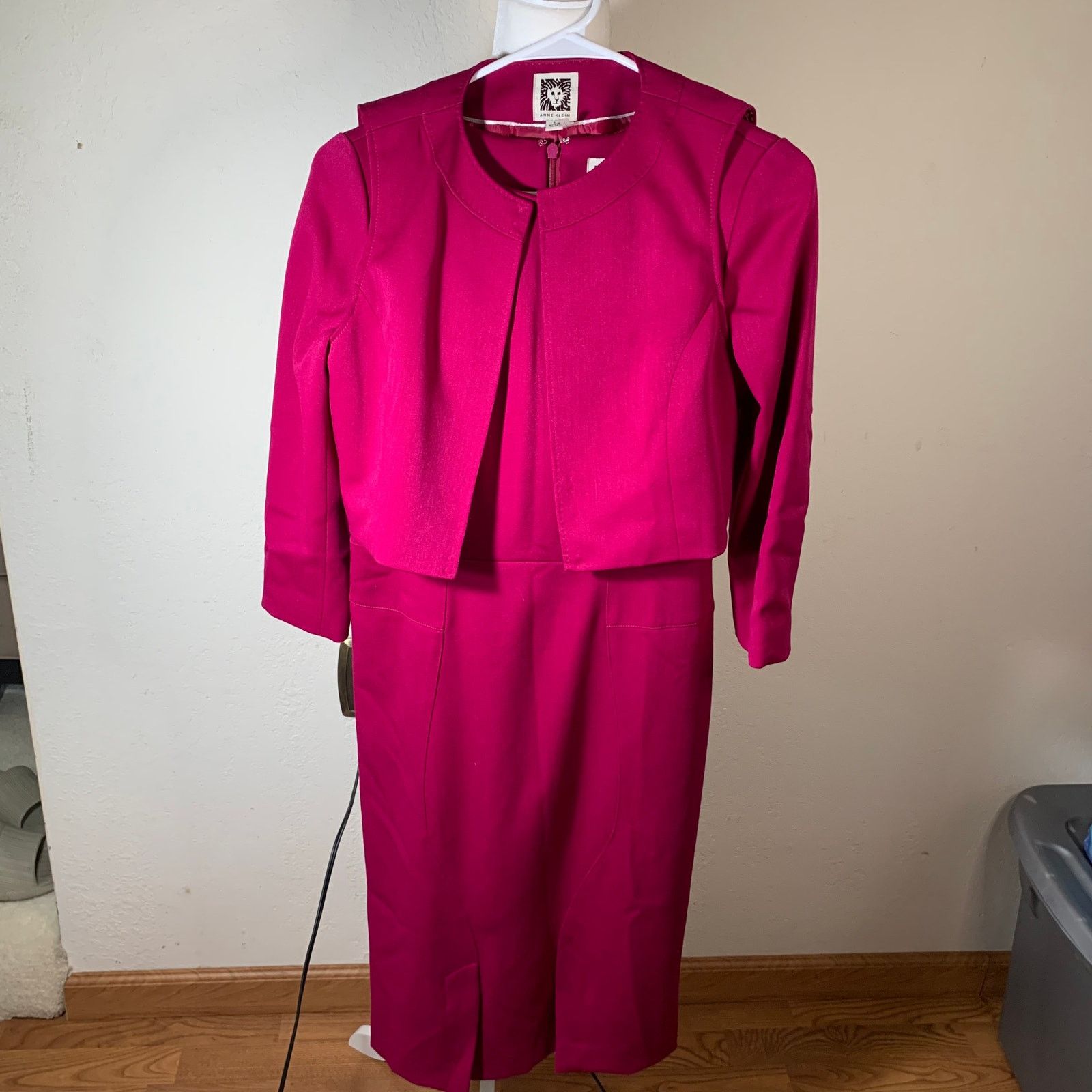 Anne Klein Anne Klein Women's Pink Dress + Vest Size 2 Size XS / US 0-2 / IT 36-38 - 1 Thumbnail